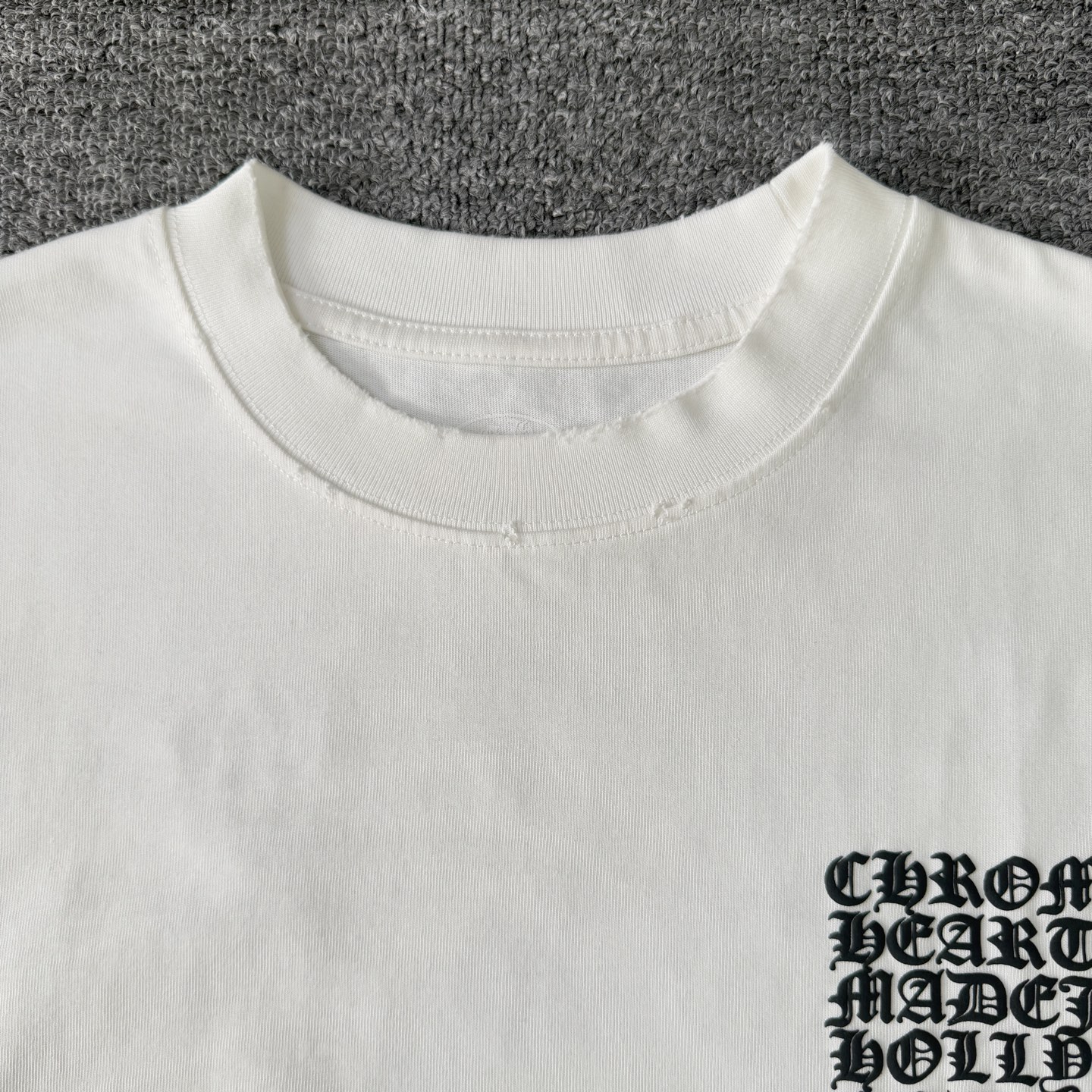 Chrome Hearts Chrome Hearts克罗心26ss新款重工做旧多元素logo短袖圆领T恤