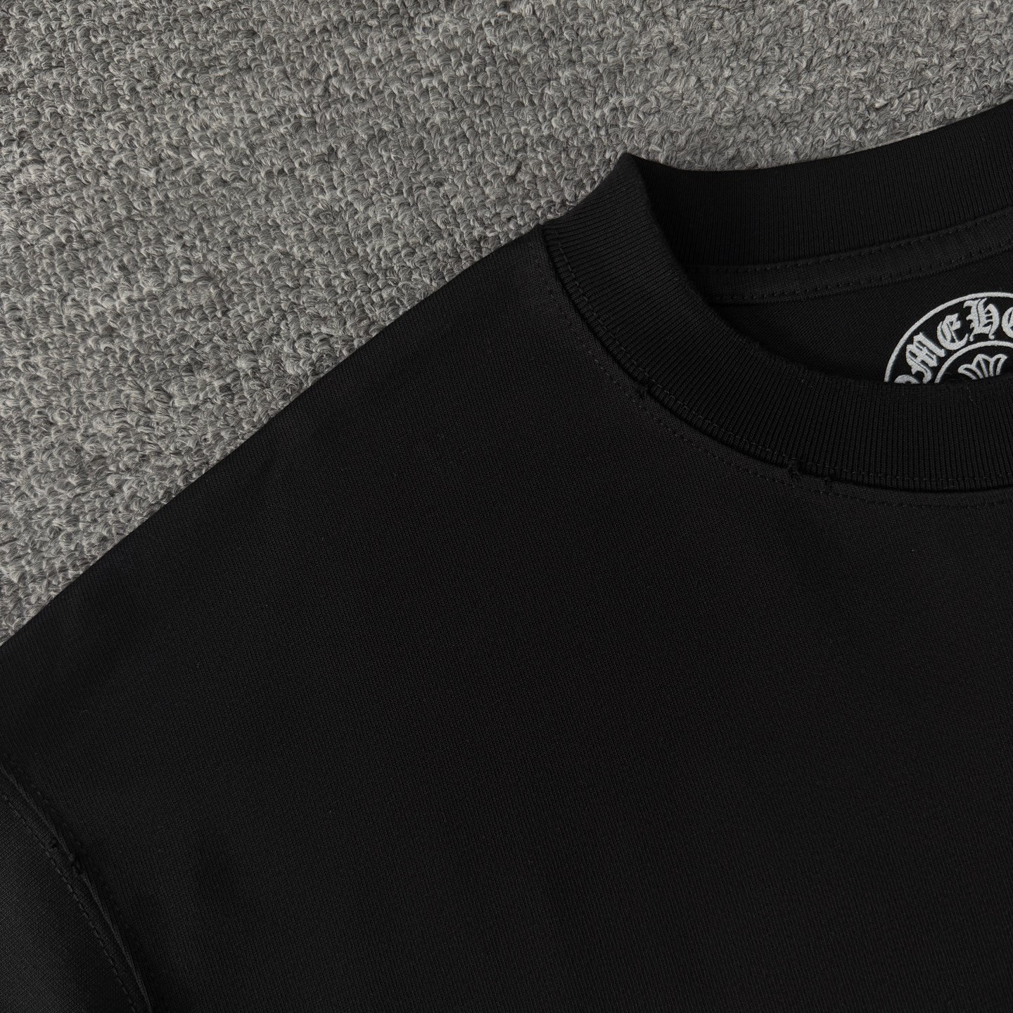 Chrome Hearts Chrome Hearts克罗心26ss新款重工做旧多元素logo短袖圆领T恤