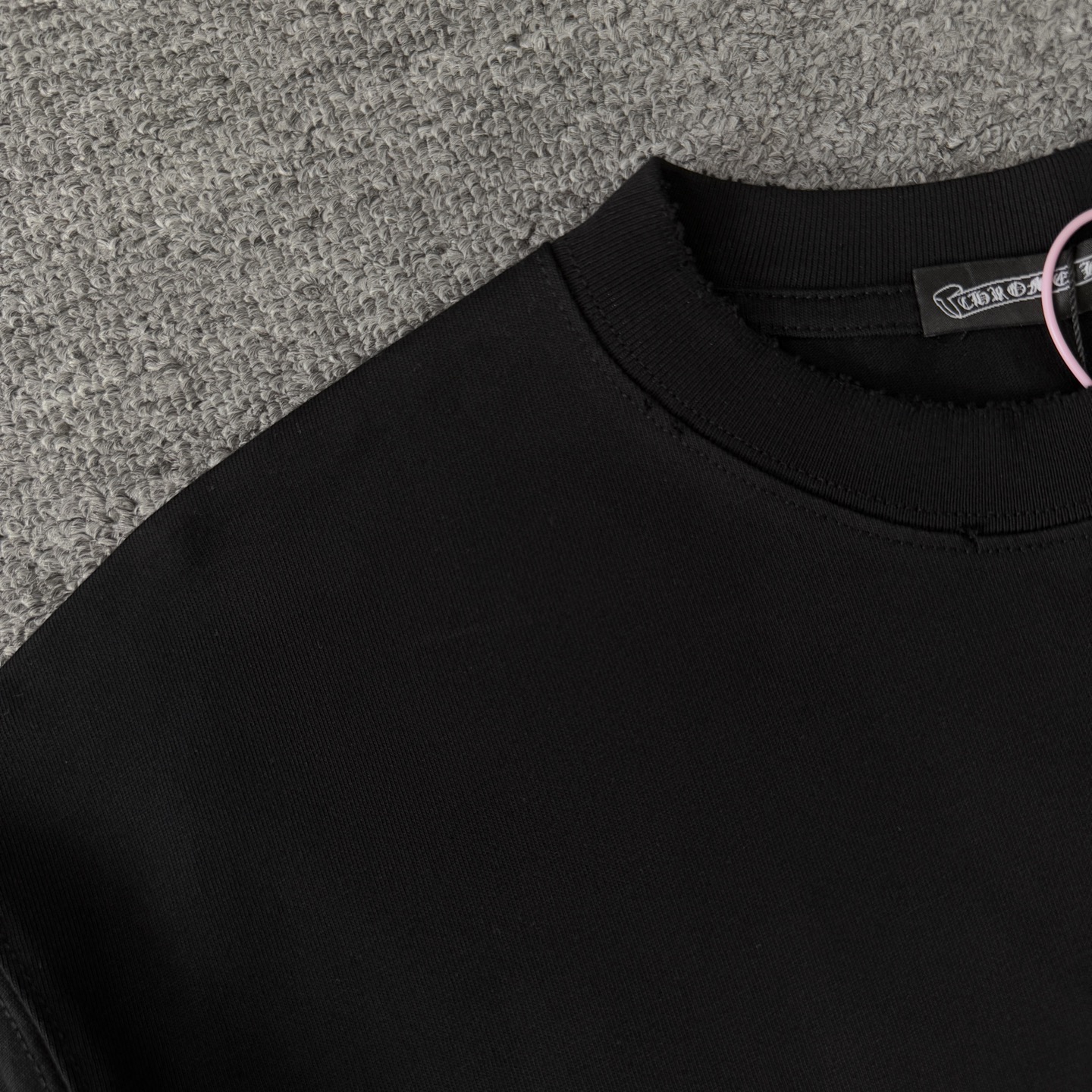 Chrome Hearts CH克罗心Chromehearts 26ss新款像素风马赛克重工刺绣磨破短袖圆领T恤