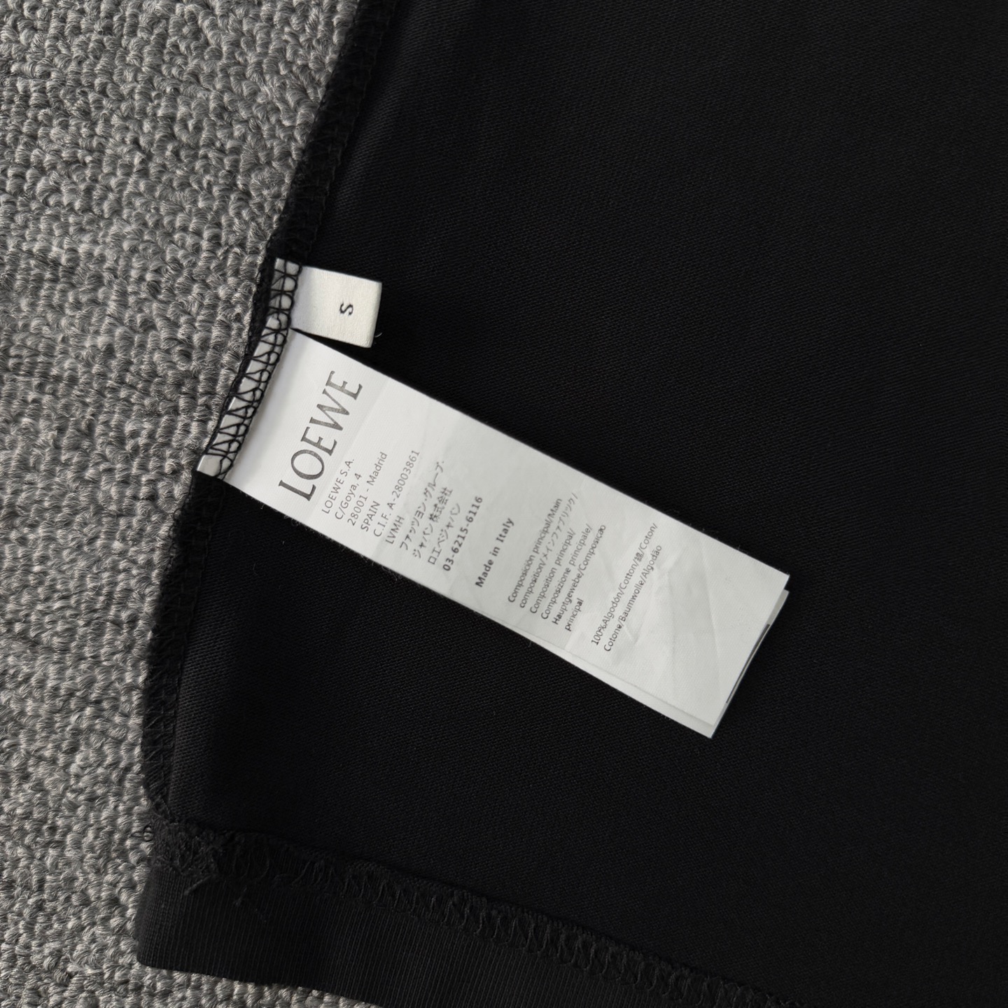 Loewe LOEWE罗意威26ss夏季新款高品质重工做旧刺绣T恤 圆领短袖