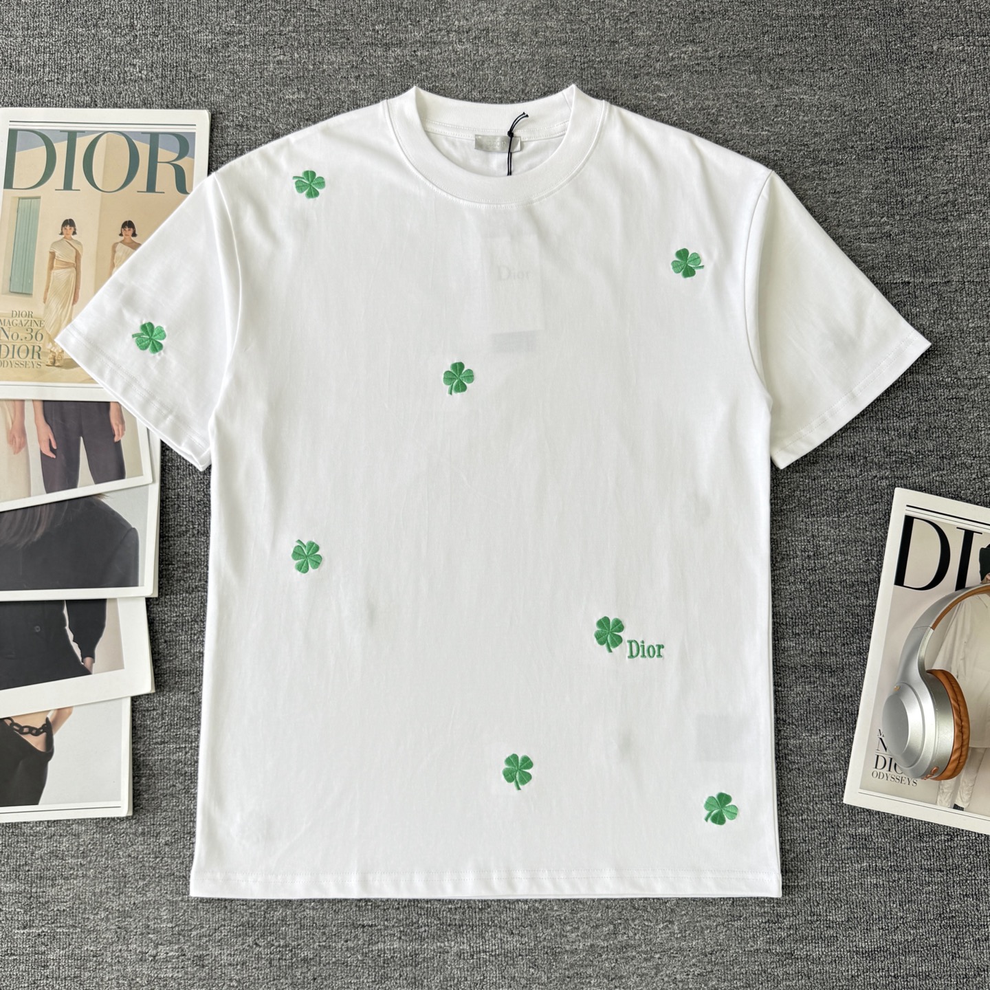 Dior DIOR/迪奥 高品质320克圆领短袖T恤