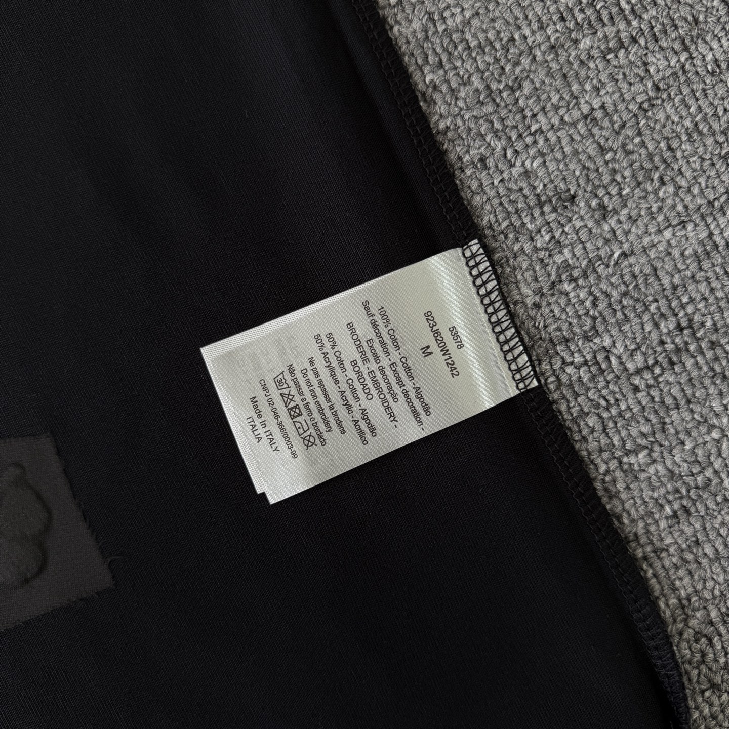 Dior DIOR/迪奥 高品质320克圆领短袖T恤