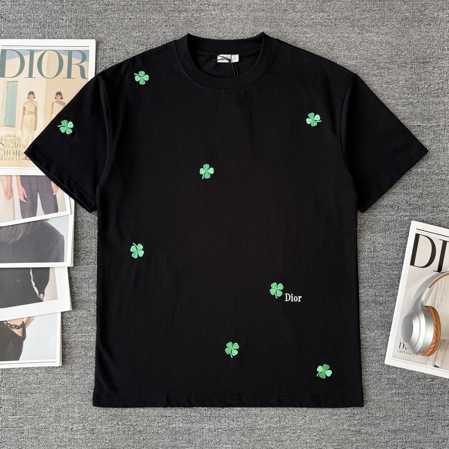 Dior DIOR/迪奥 高品质320克圆领短袖T恤