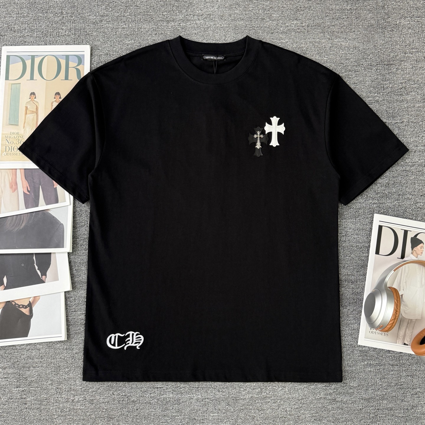 Chrome Hearts Chrome Hearts/克罗心 高品质320克圆领短袖T恤