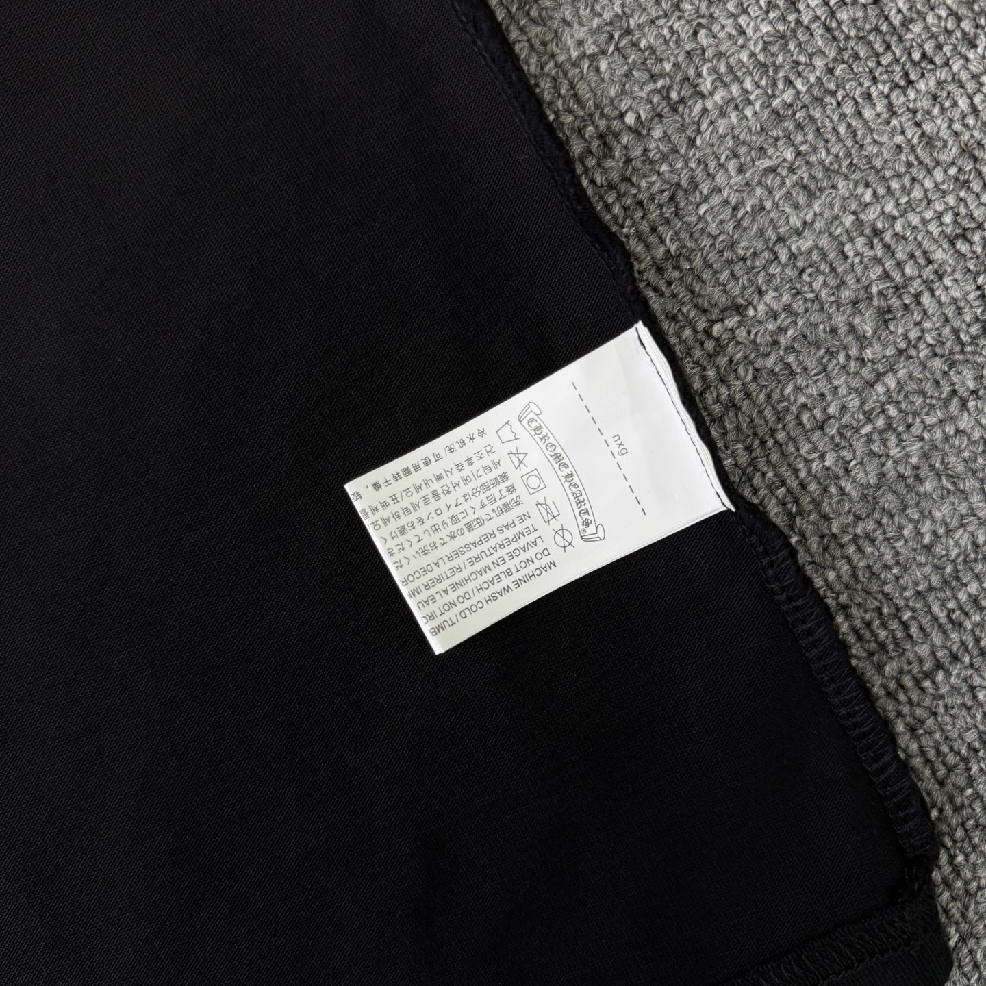Chrome Hearts Chrome hearts克罗心CH26ss光变线刺绣重工短袖圆领T恤