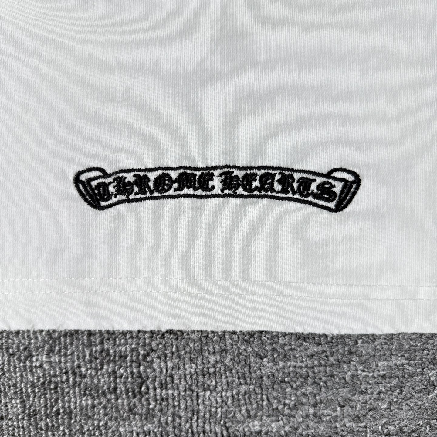 Chrome Hearts Chrome Hearts克罗心26ss新款彩色多巴胺十字架毛巾绣短袖做旧圆领T恤