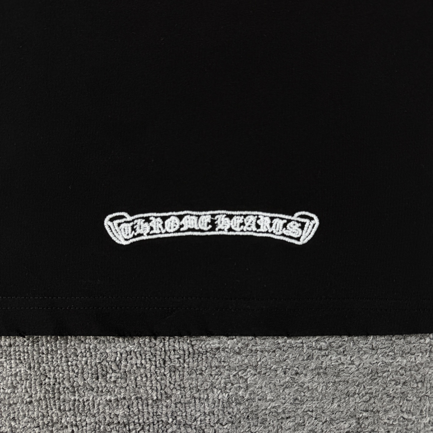 Chrome Hearts Chrome Hearts克罗心26ss新款彩色多巴胺十字架毛巾绣短袖做旧圆领T恤