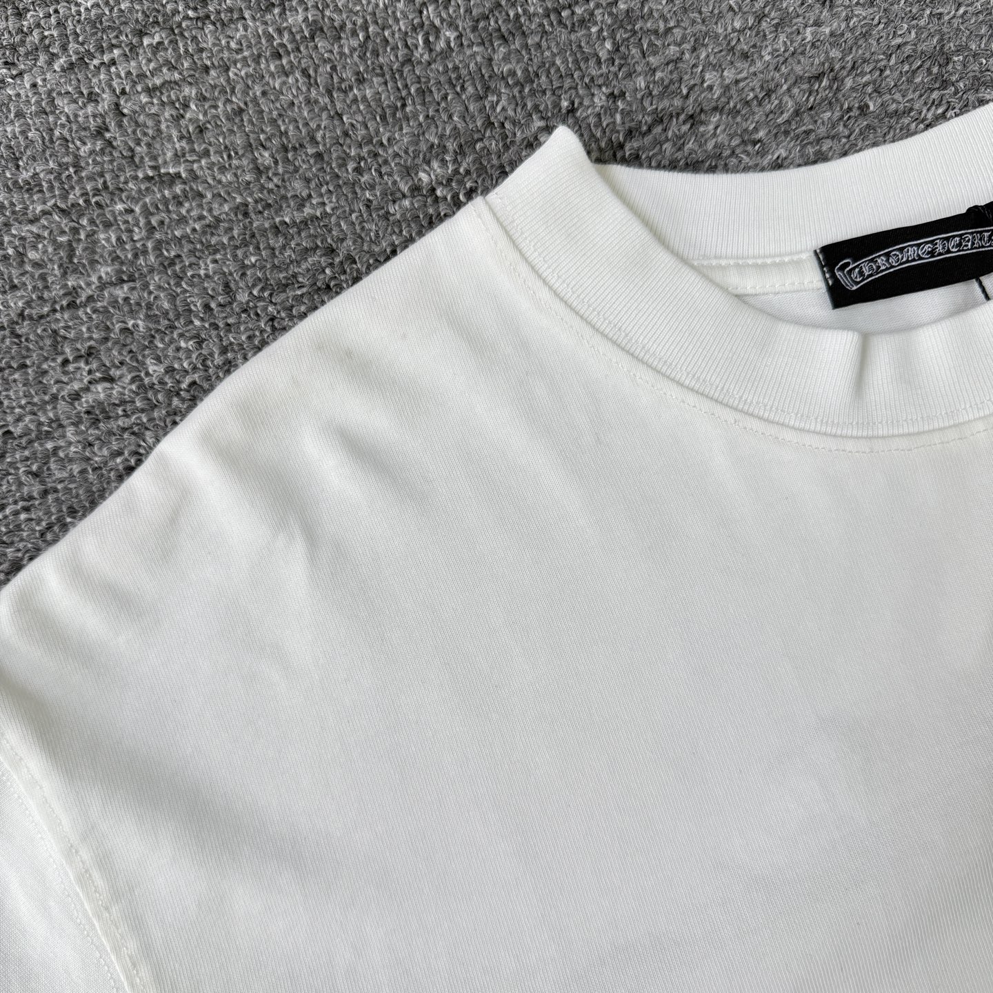 Chrome Hearts Chrome hearts克罗心CH26ss光变线刺绣重工短袖圆领T恤