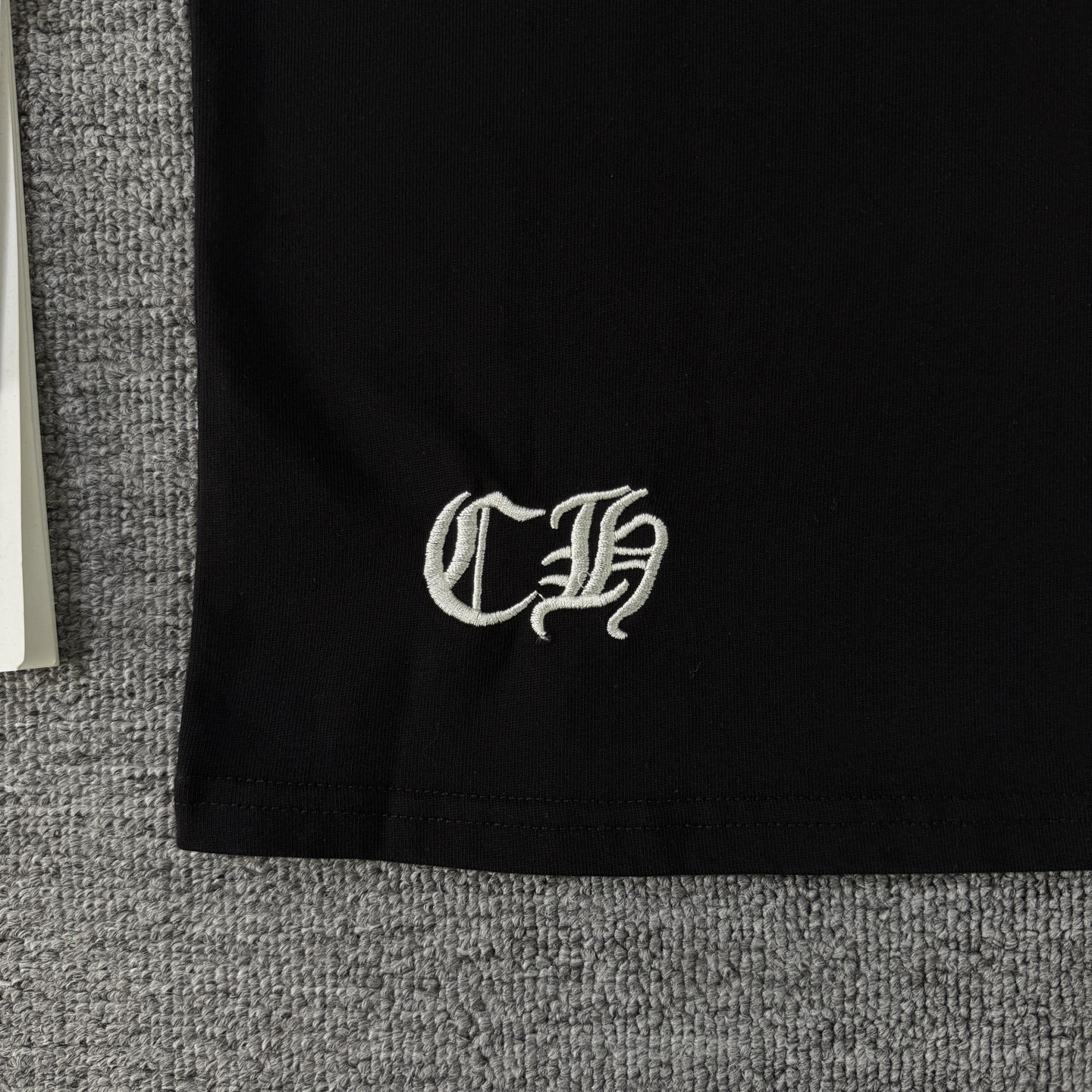 Chrome Hearts Chrome hearts克罗心CH26ss光变线刺绣重工短袖圆领T恤