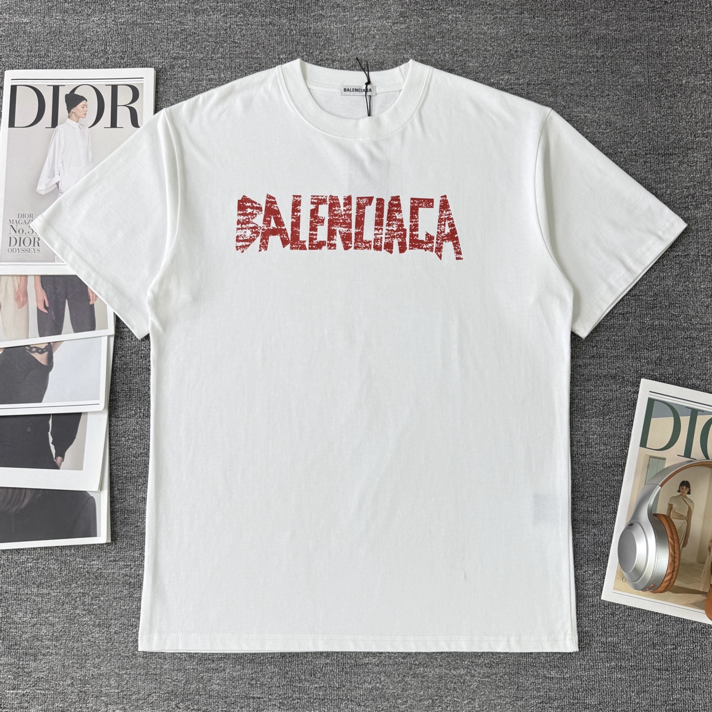 Balenciaga BALENCIAGA/巴黎世家 300克圆领短袖T恤