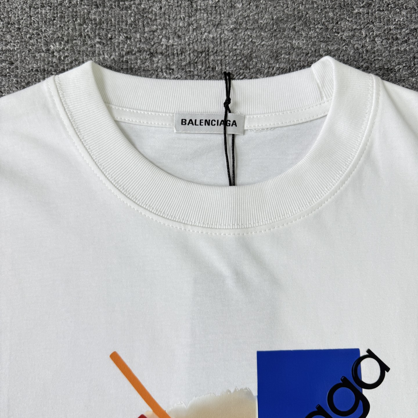 Balenciaga BALENCIAGA/巴黎世家 300克圆领短袖T恤