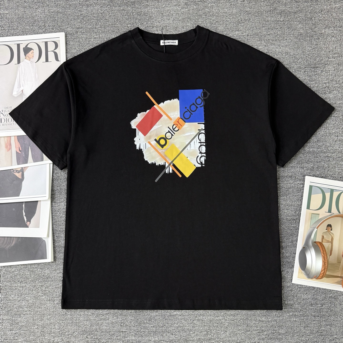 Balenciaga BALENCIAGA/巴黎世家 300克圆领短袖T恤