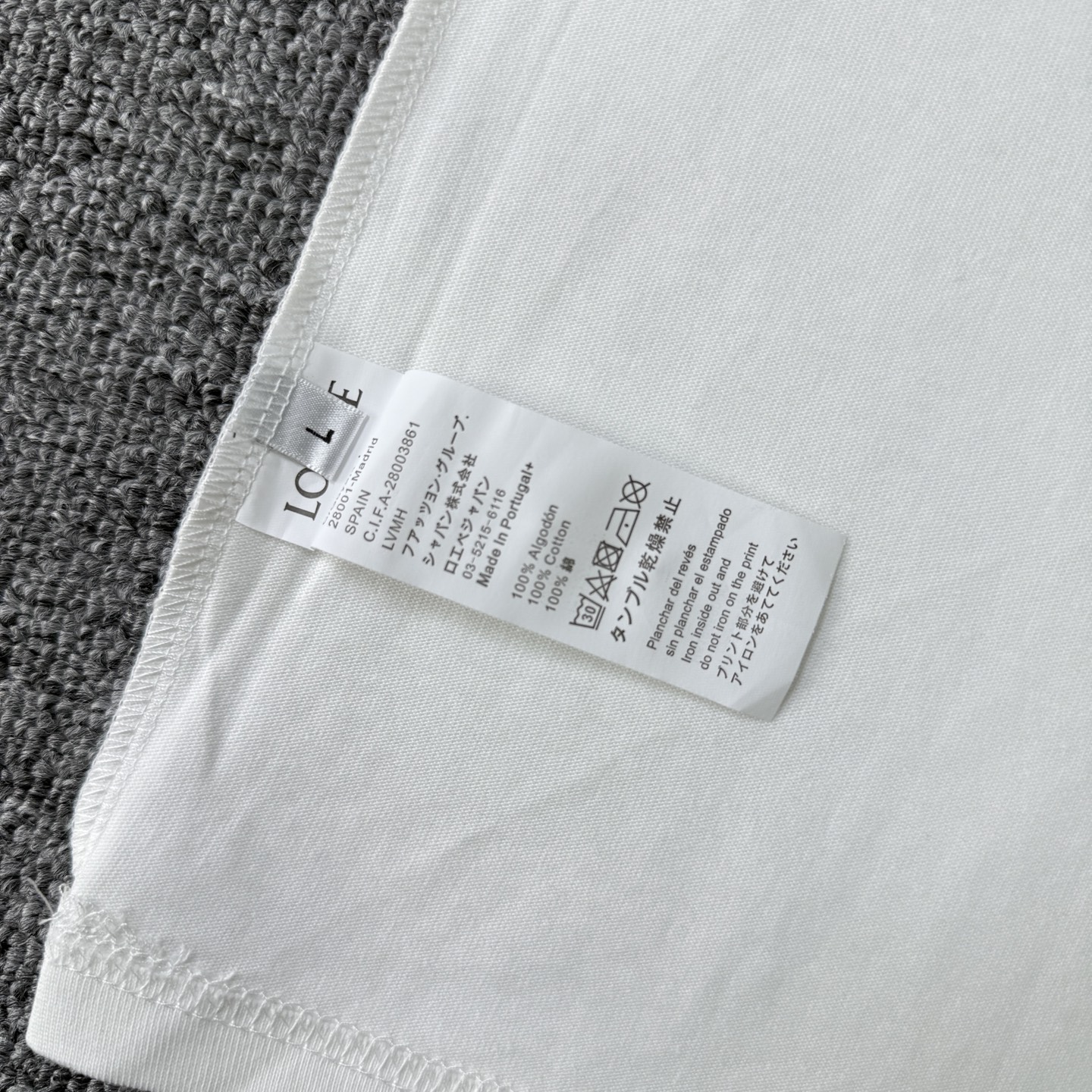 Loewe LOEWE/罗意威 300克圆领短袖T恤
