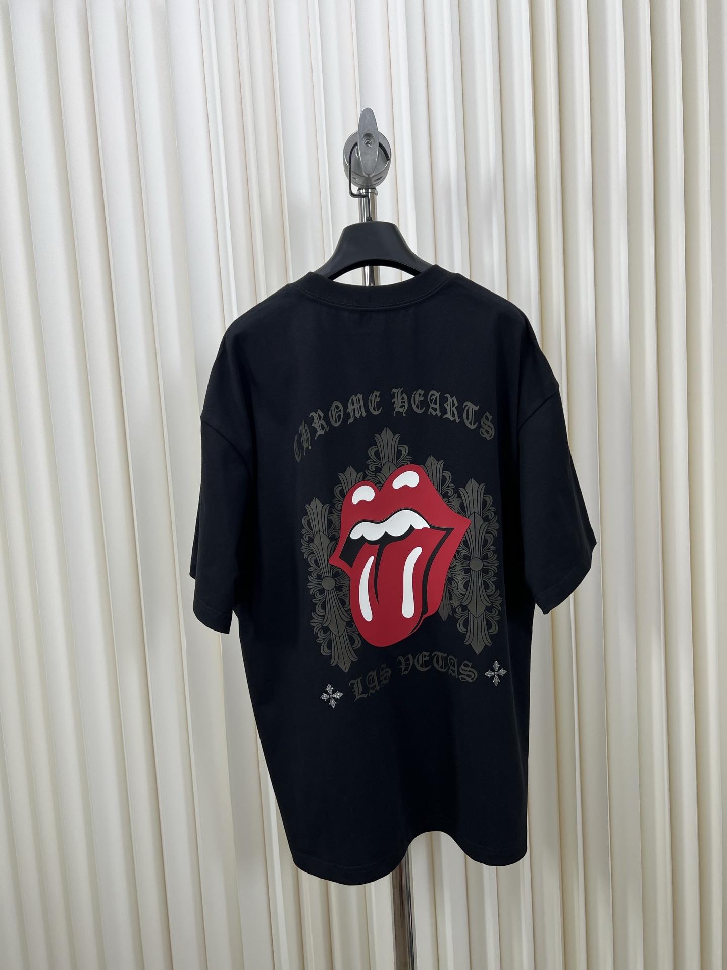 Chrome Hearts Thick Tongue Logo Short Sleeve T-Shirt - Relaxed Fit 9 i1745158007952 9072 0 7
