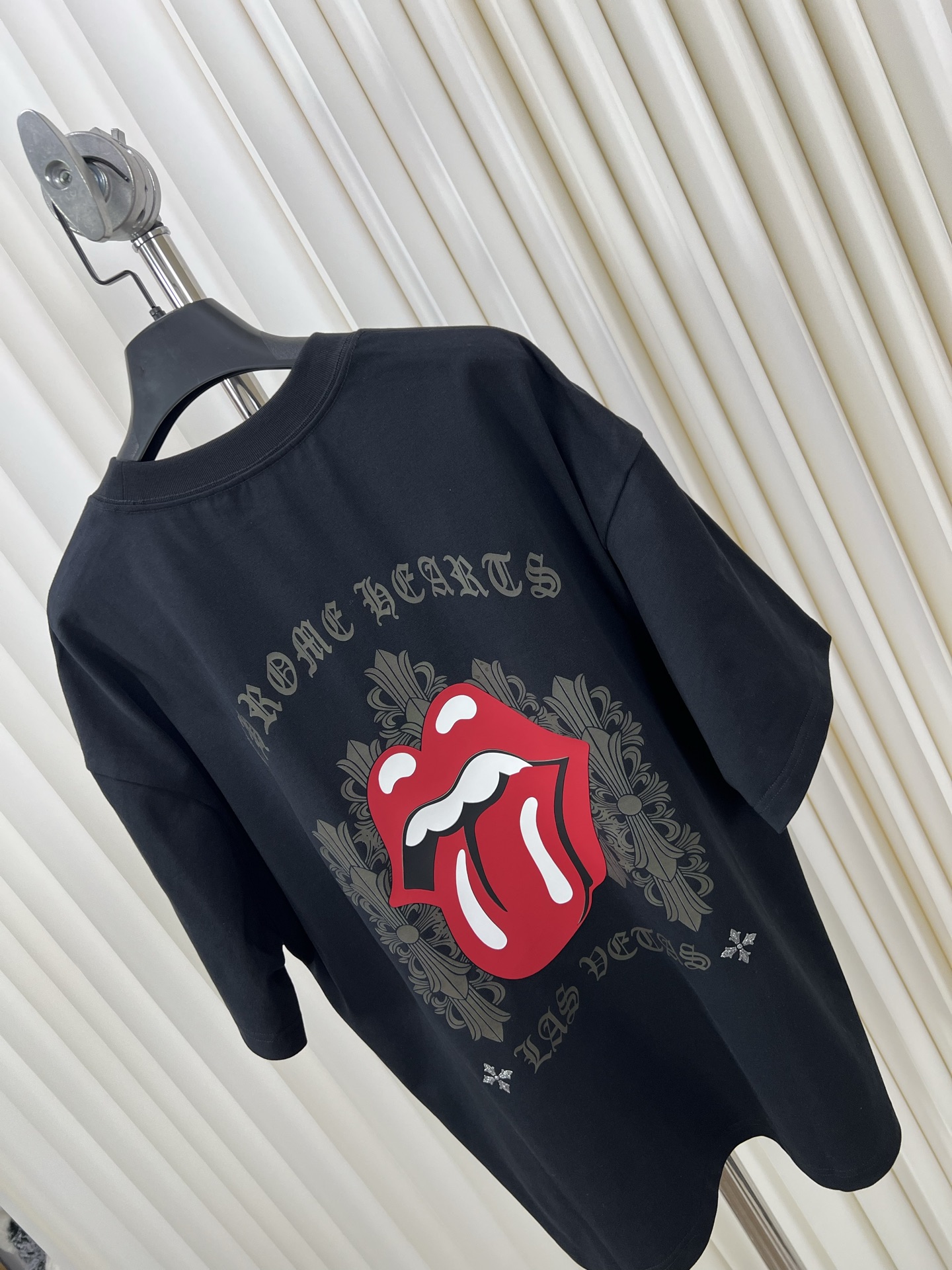 Chrome Hearts Thick Tongue Logo Short Sleeve T-Shirt - Relaxed Fit 10 i1745158008063 5451 0 8
