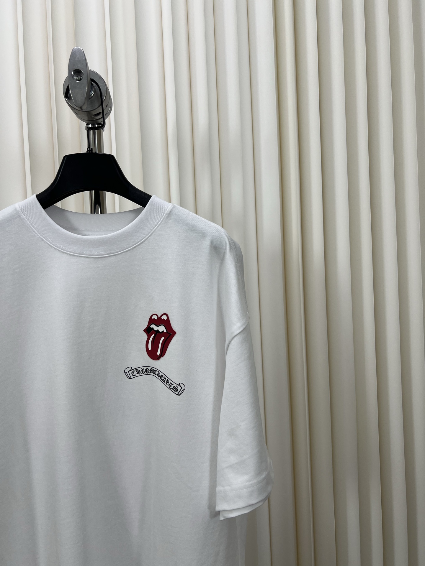 Chrome Hearts Thick Tongue Logo Short Sleeve T-Shirt - Relaxed Fit 4 i1745421968214 8091 0 2