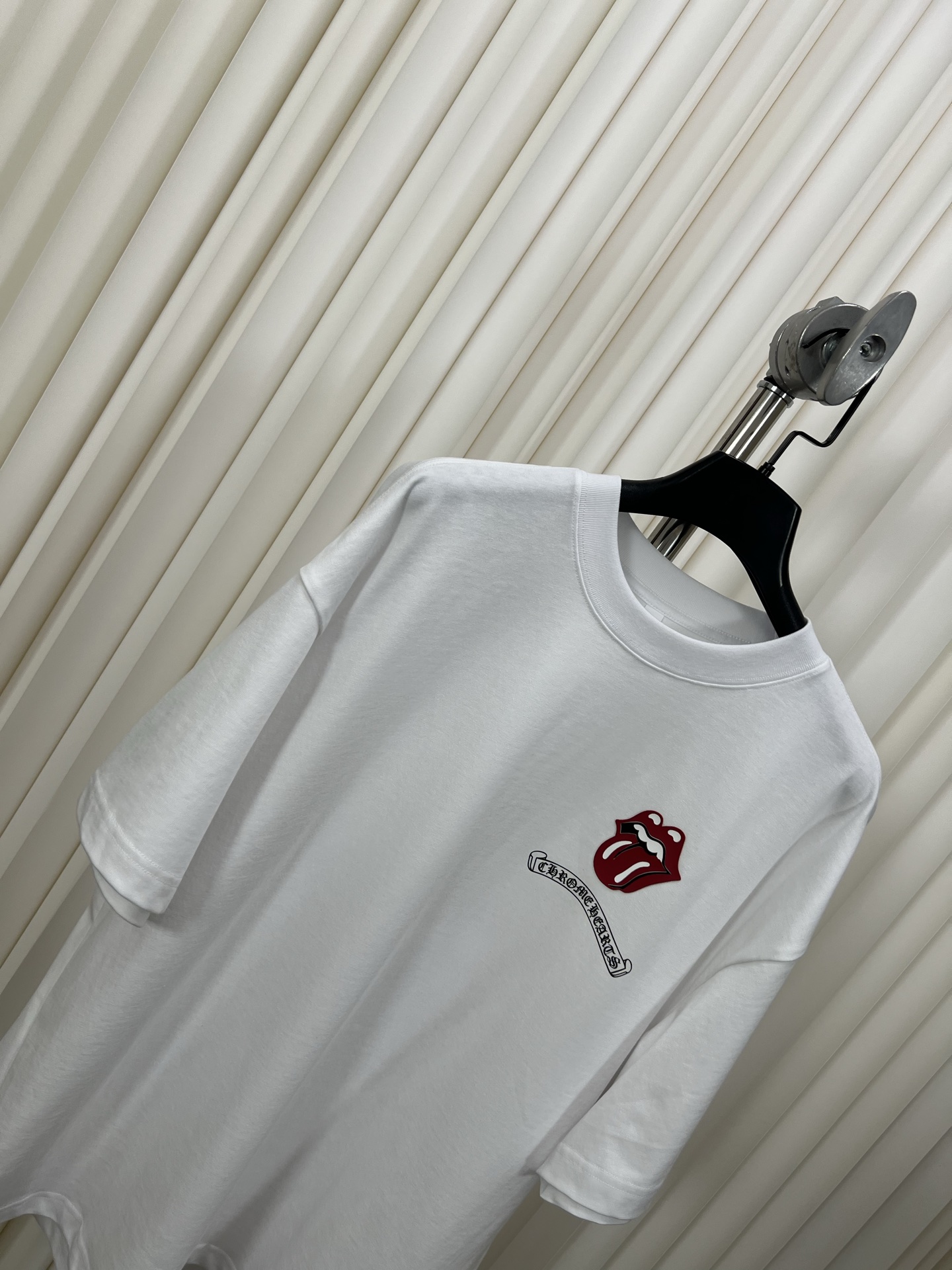Chrome Hearts Thick Tongue Logo Short Sleeve T-Shirt - Relaxed Fit 8 i1745421968371 9594 0 6