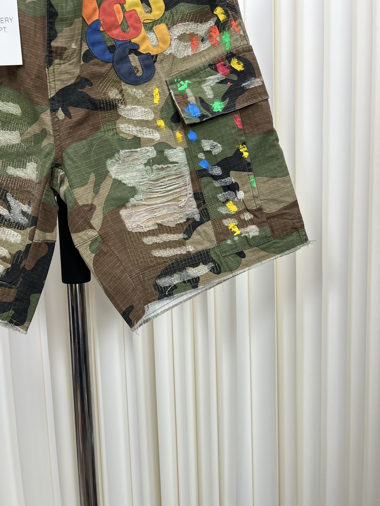 GALLERY DEPT. Hand-Painted Camo Shorts - Original Design, Premium Quality 7 i1746590651278 526 0 5