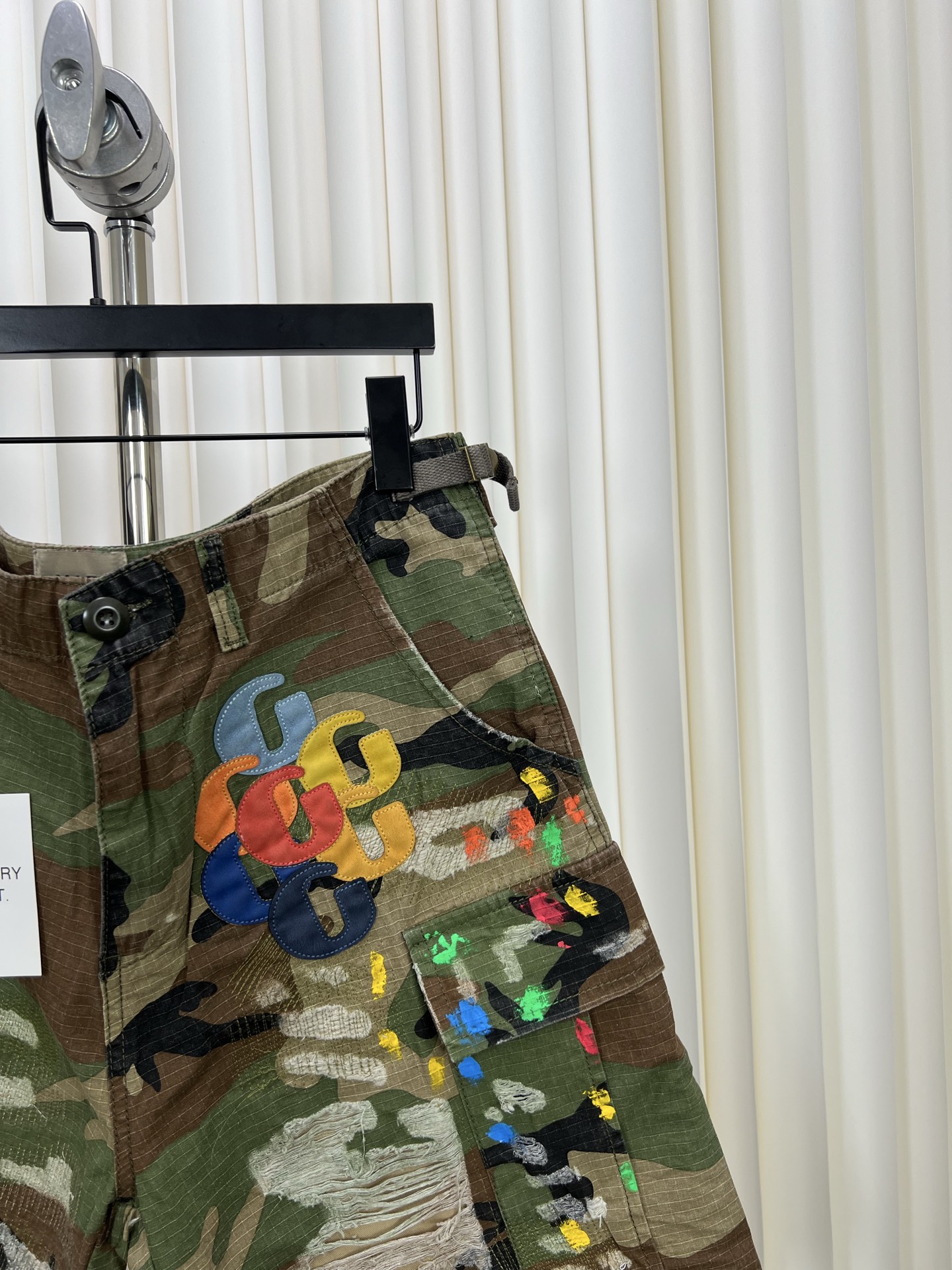 GALLERY DEPT. Hand-Painted Camo Shorts - Original Design, Premium Quality 4 i1746590652754 4787 0 2