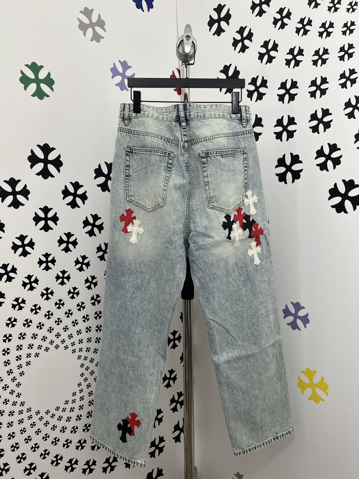 Chrome Hearts Cross Patch Denim Jeans - Premium Quality, Perfect Fit 9 i1752498128806 5000 0 7