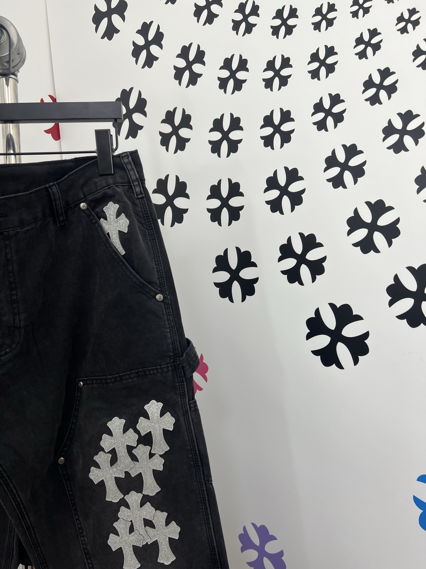 Chrome Hearts Patchwork Cross Denim Jeans - Premium Quality, Perfect Fit 4 i1752498209625 2793 0 2