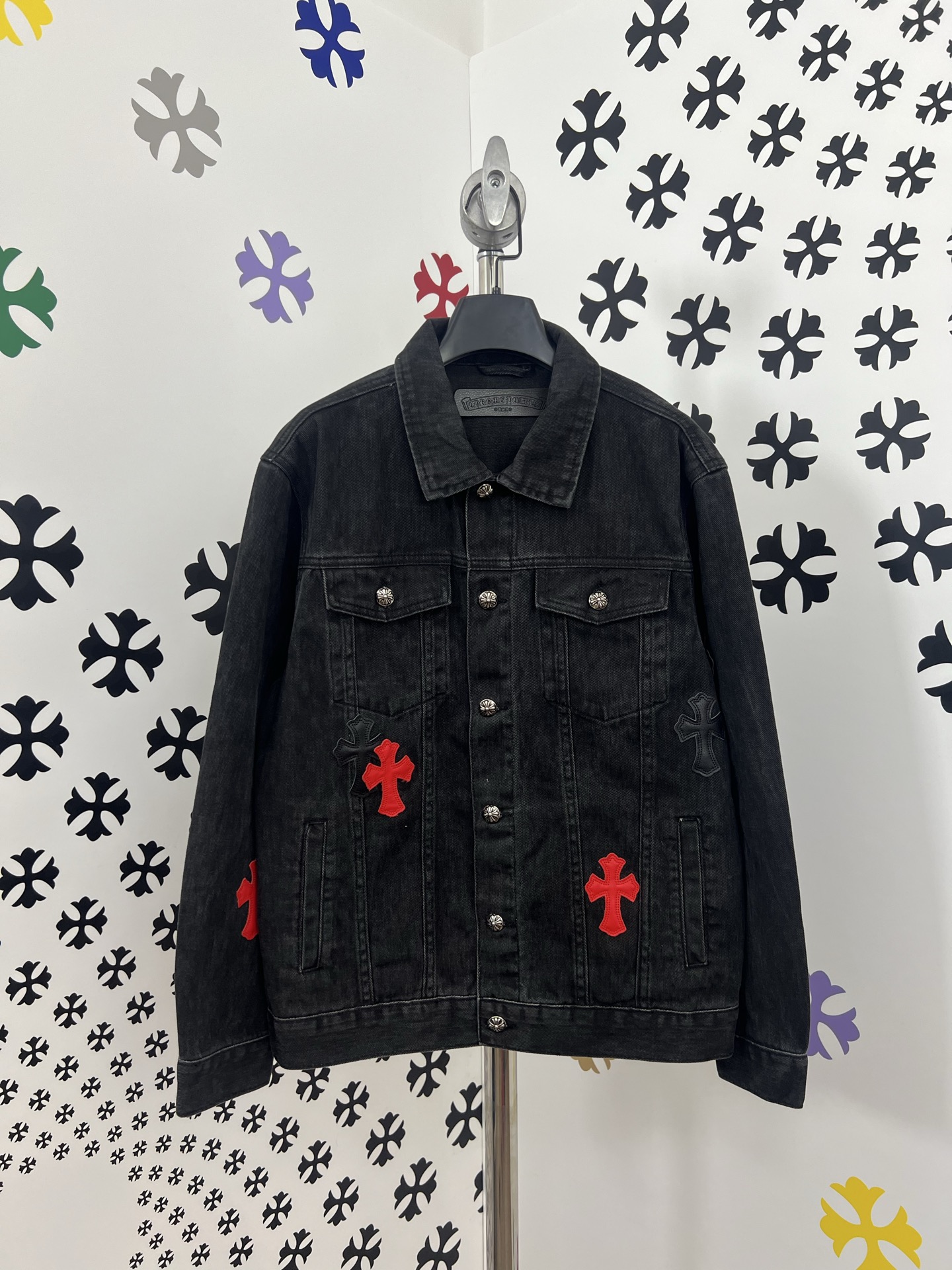 CH Chrome Hearts Multicolor Cross Denim Jacket - Perfect Fit & Detailing 2 i1754028739068 3321 0 0