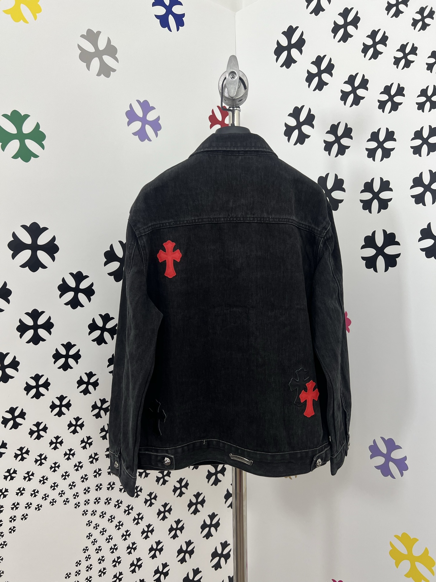 CH Chrome Hearts Multicolor Cross Denim Jacket - Perfect Fit & Detailing 9 i1754028740604 4827 0 7