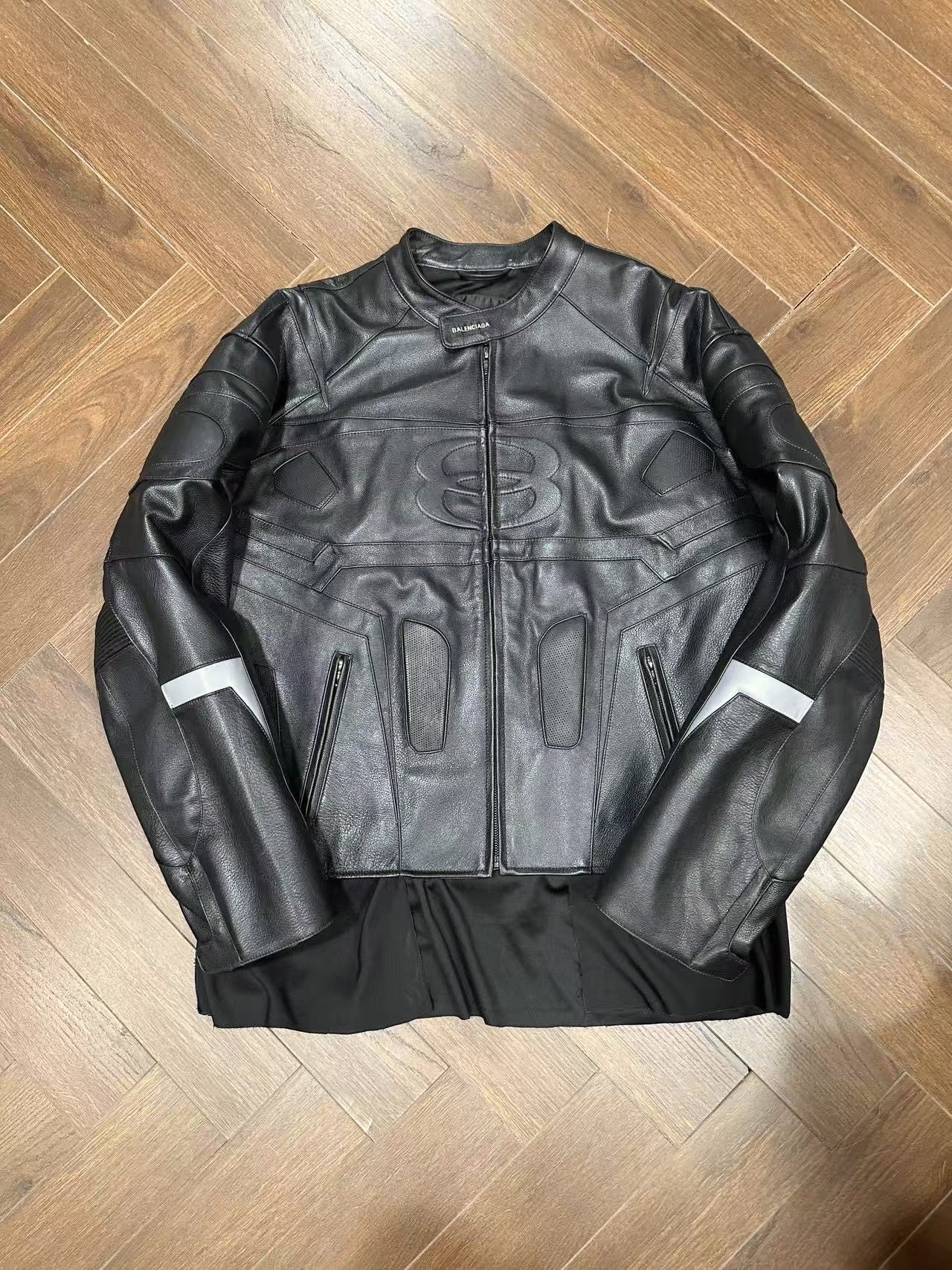 Balenciaga 25' BLCG Leather Biker Jacket - Heavy Duty, Original Design 2 i1754817288574 1398 0 0