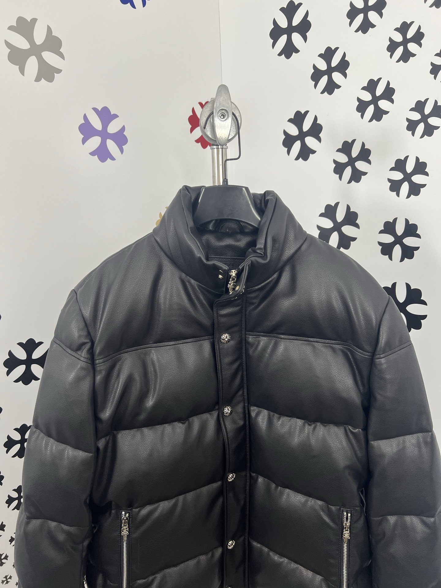 Chrome Hearts Classic Leather Down Jacket - New 25 Collection 5 i1755269705213 2592 0 3