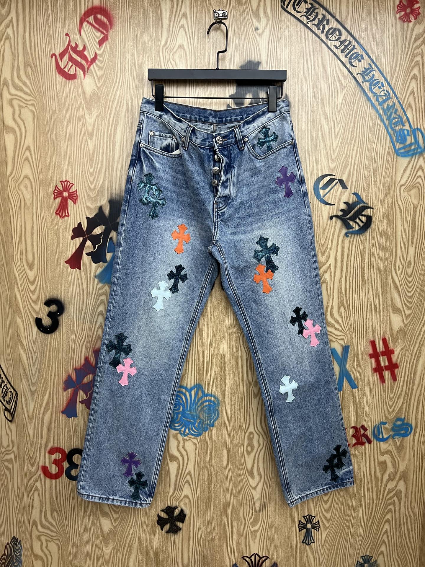Джинсы Chrome Hearts