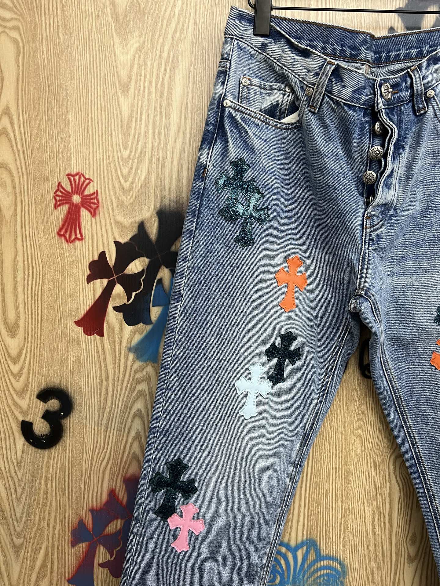 Джинсы Chrome Hearts