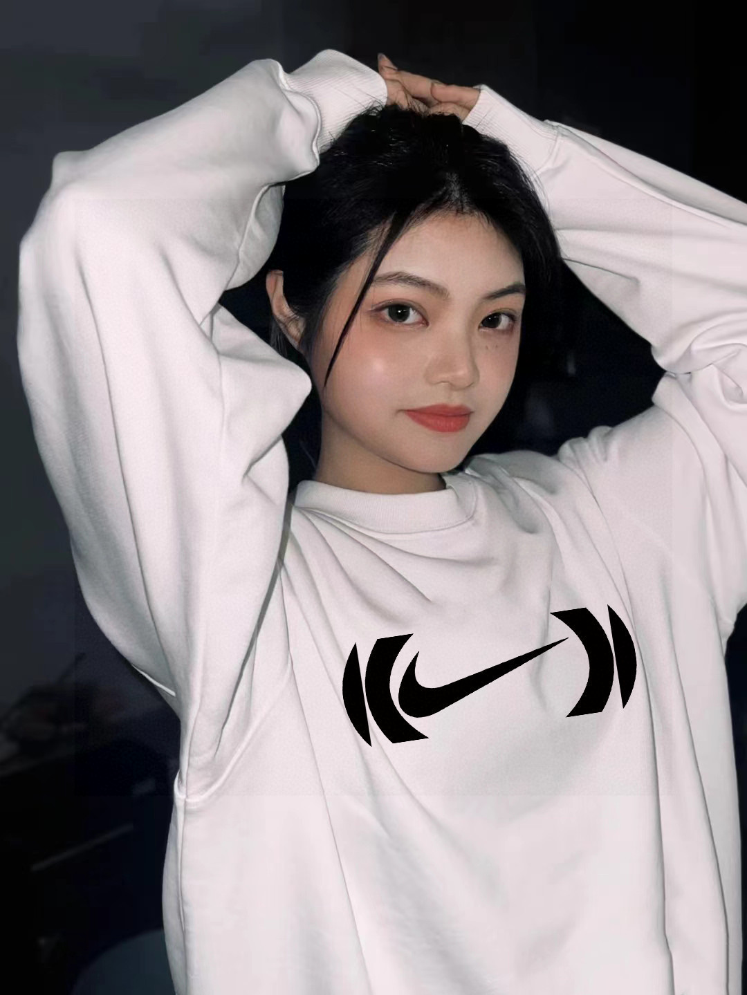 NIKE耐克经典款全棉加厚320g休闲圆领卫衣男女同款