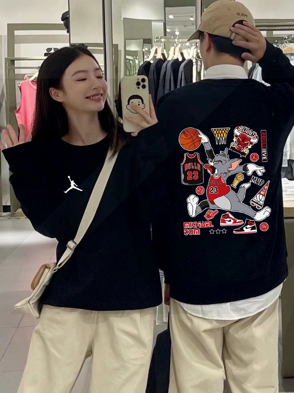 NIKE耐克经典款全棉加厚320g休闲圆领卫衣男女同款