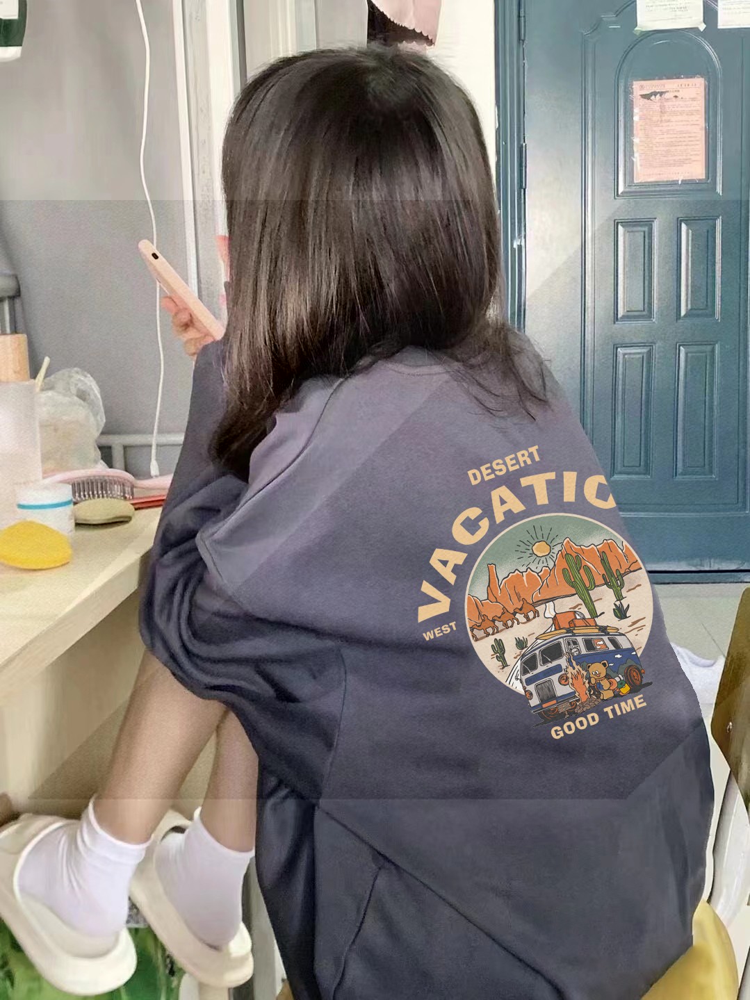 Alternative view of Hoodie 06602