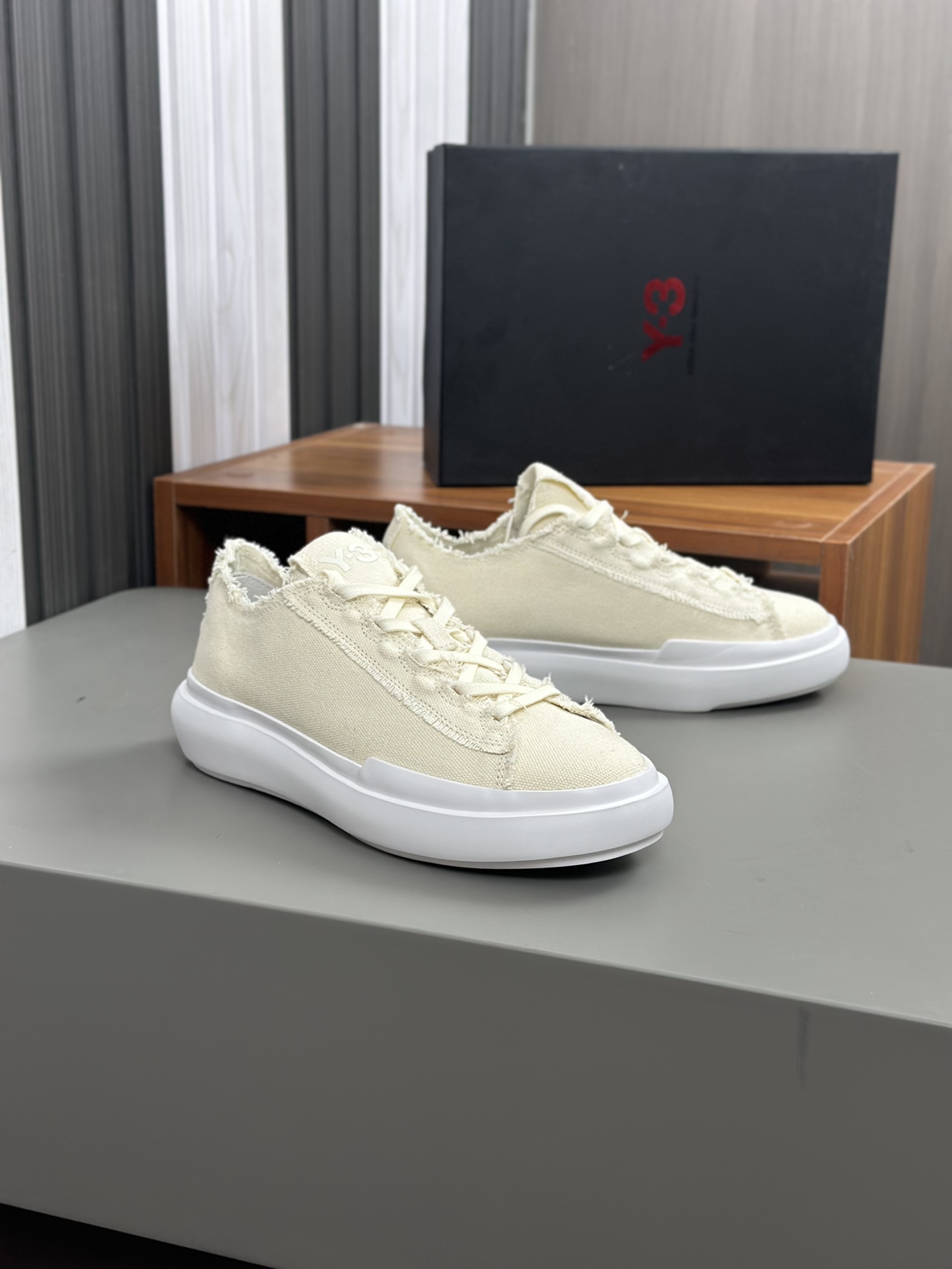 Y-3 Centennial Lo Nuevo Zapatillas de deporte casuales de cuero de tela para hombre Envío Y-3 Centen