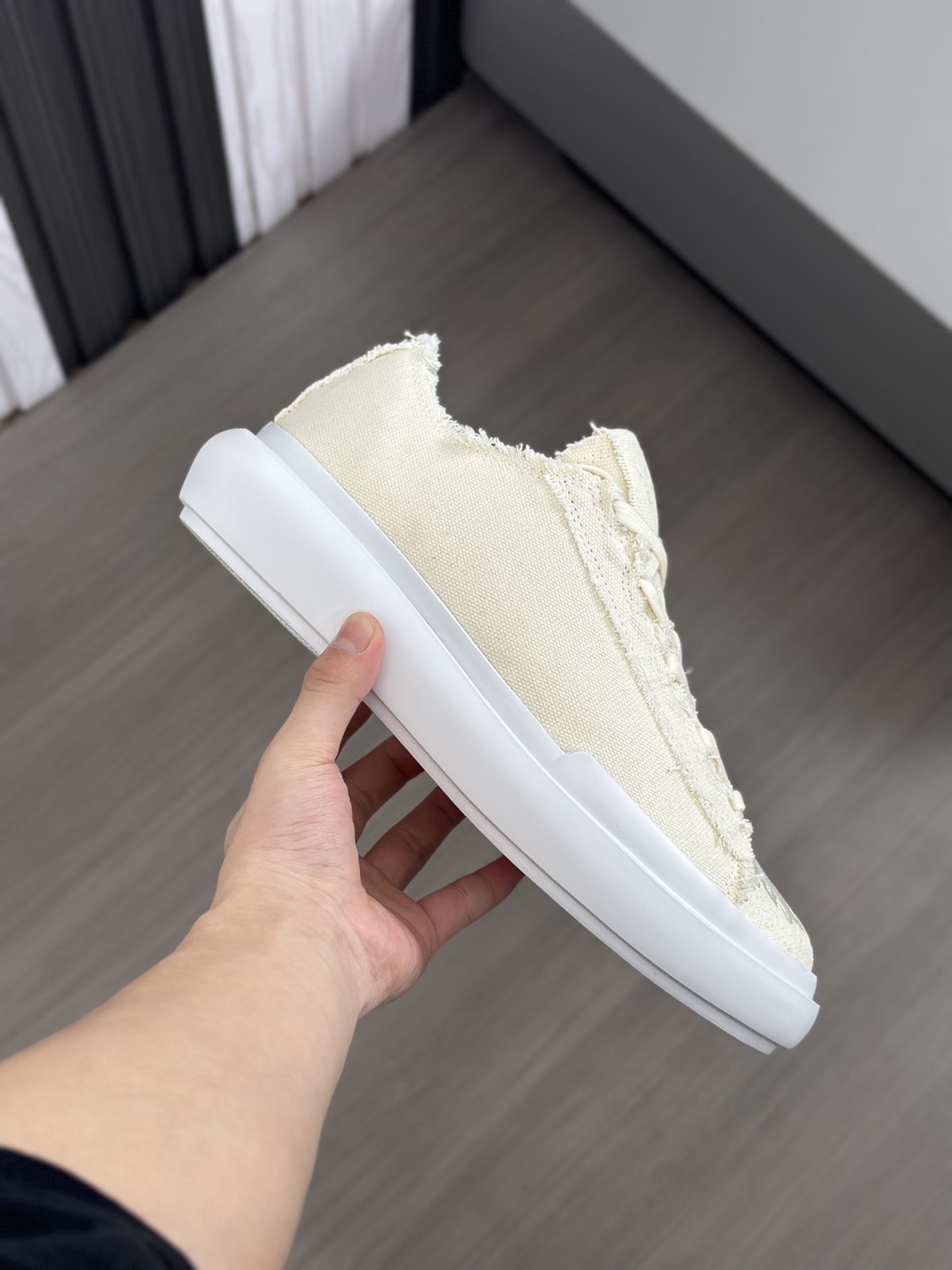 (modelo Graffiti)Y-3 Centennial Lo Nuevo Zapatillas casuales bajas de cuero textil para hombreEnvío 