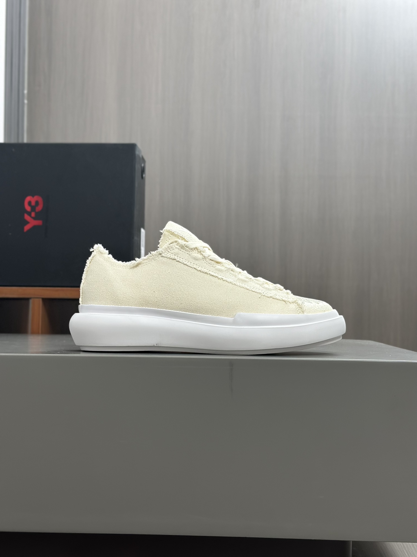 (modelo Graffiti)Y-3 Centennial Lo Nuevo Zapatillas casuales bajas de cuero textil para hombreEnvío 