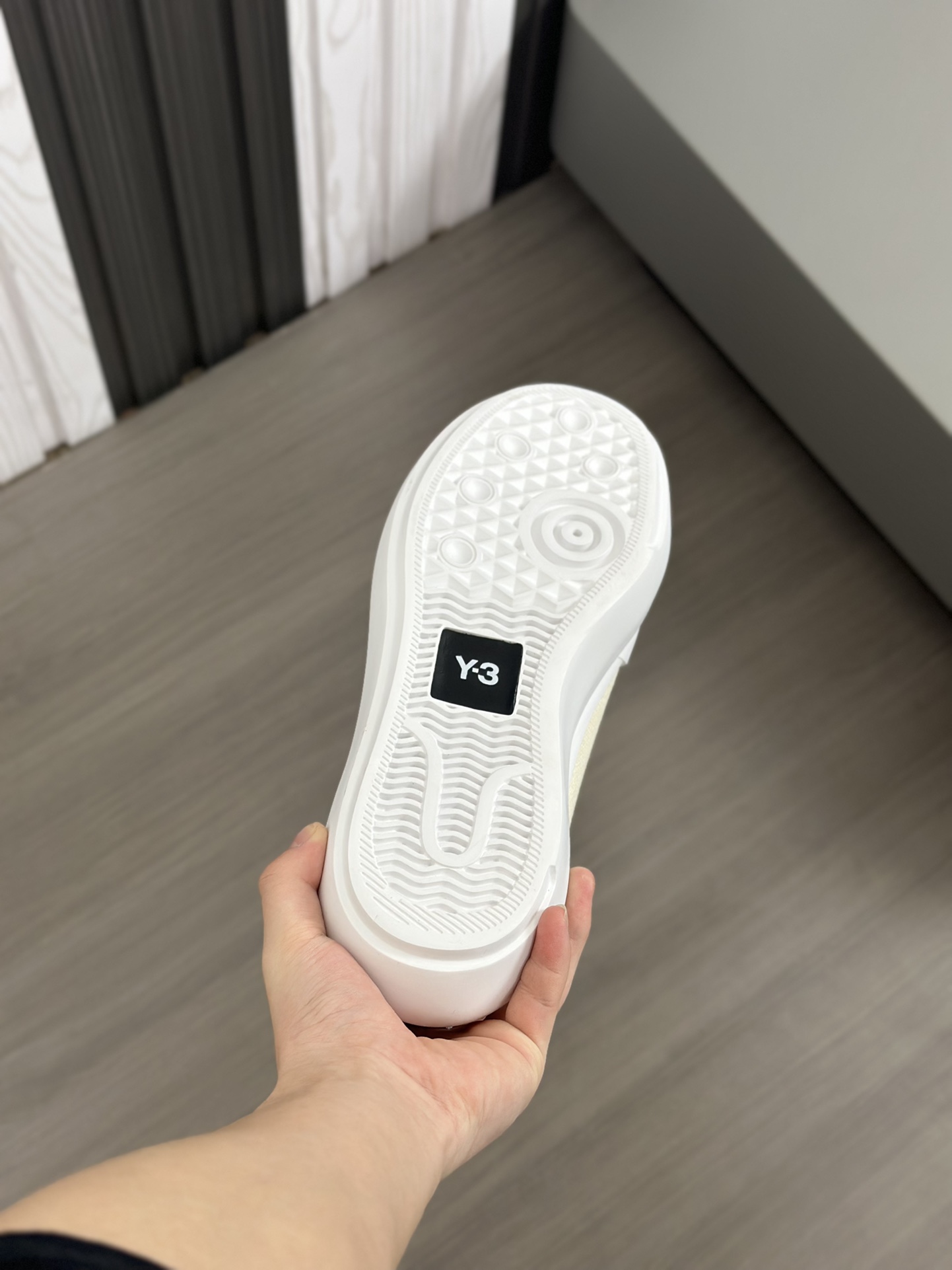 (modelo Graffiti)Y-3 Centennial Lo Nuevo Zapatillas casuales bajas de cuero textil para hombreEnvío 