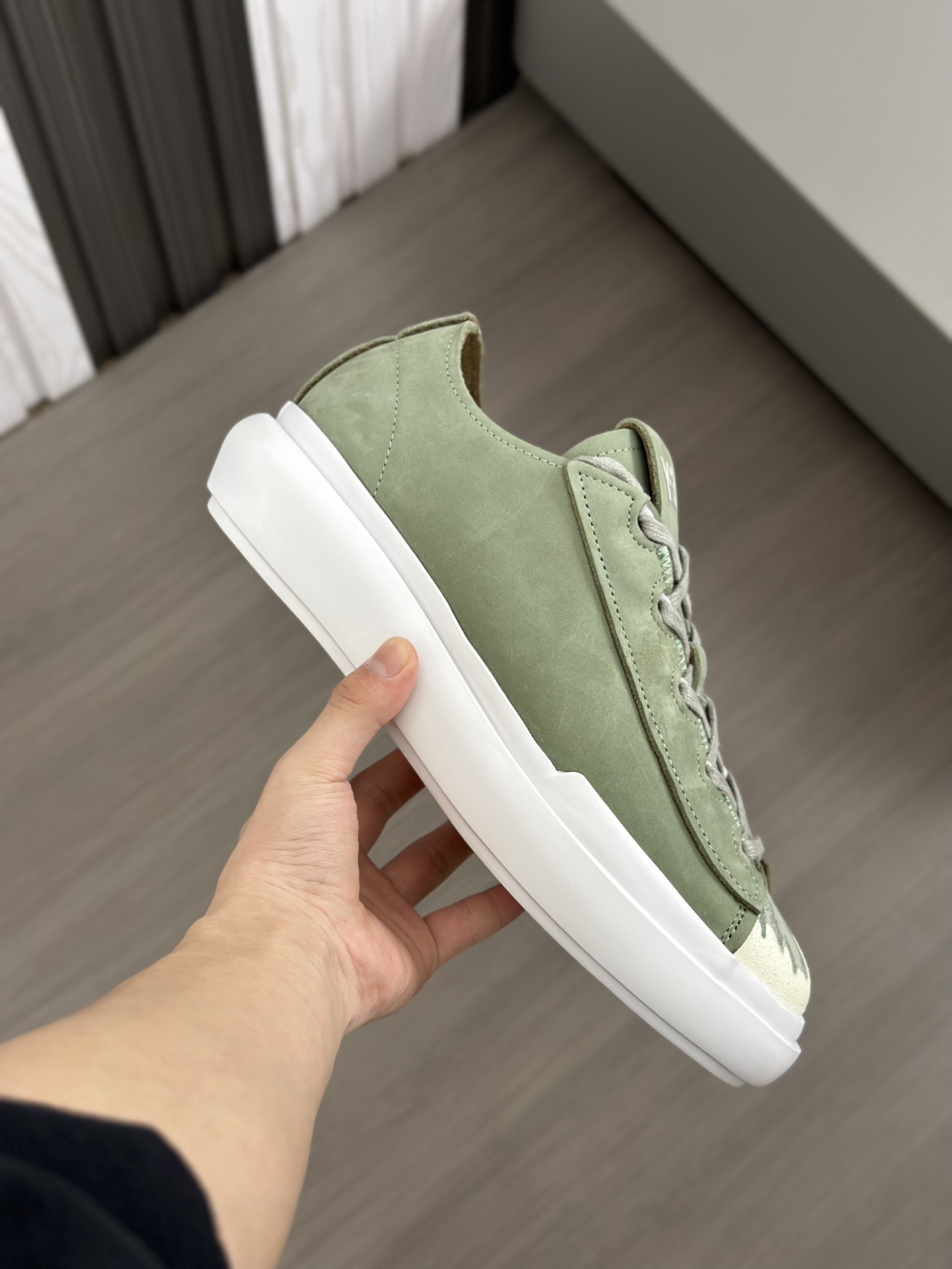 (Modelo Graffiti Todo Piel) Y-3 Centennial Lo Nuevo Zapatillas de deporte casuales de cuero de tela 