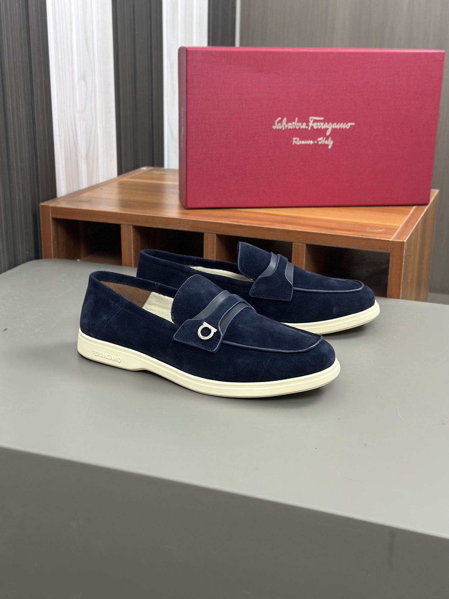 - Nuevo producto - Salvatore Fer* De gama alta de los hombres casuales único original auténtico OEM 