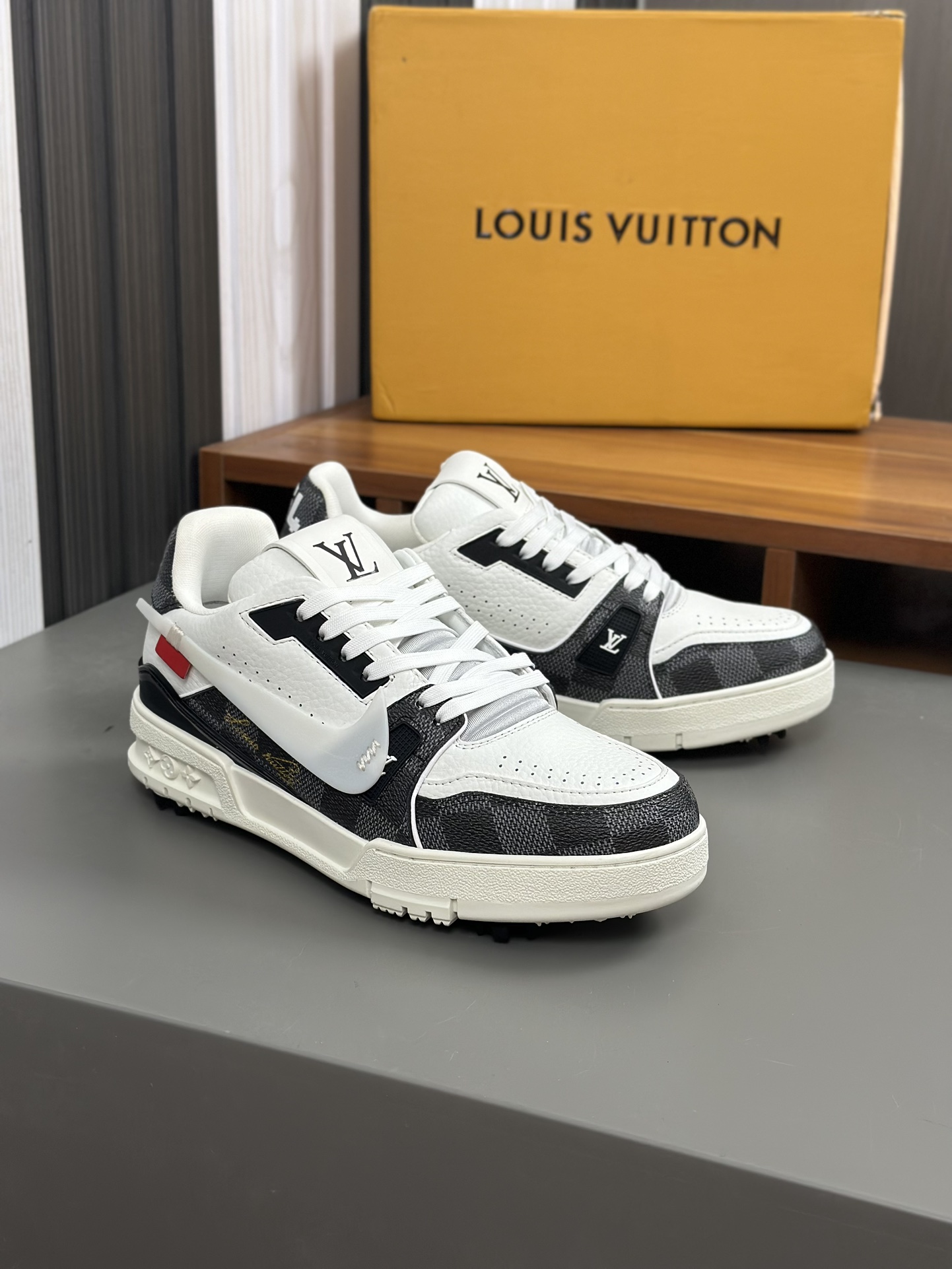 --Nuevo Producto-- Loui *VSkate Zapatillas de deporte de gama alta para hombres - Suela gruesa con c