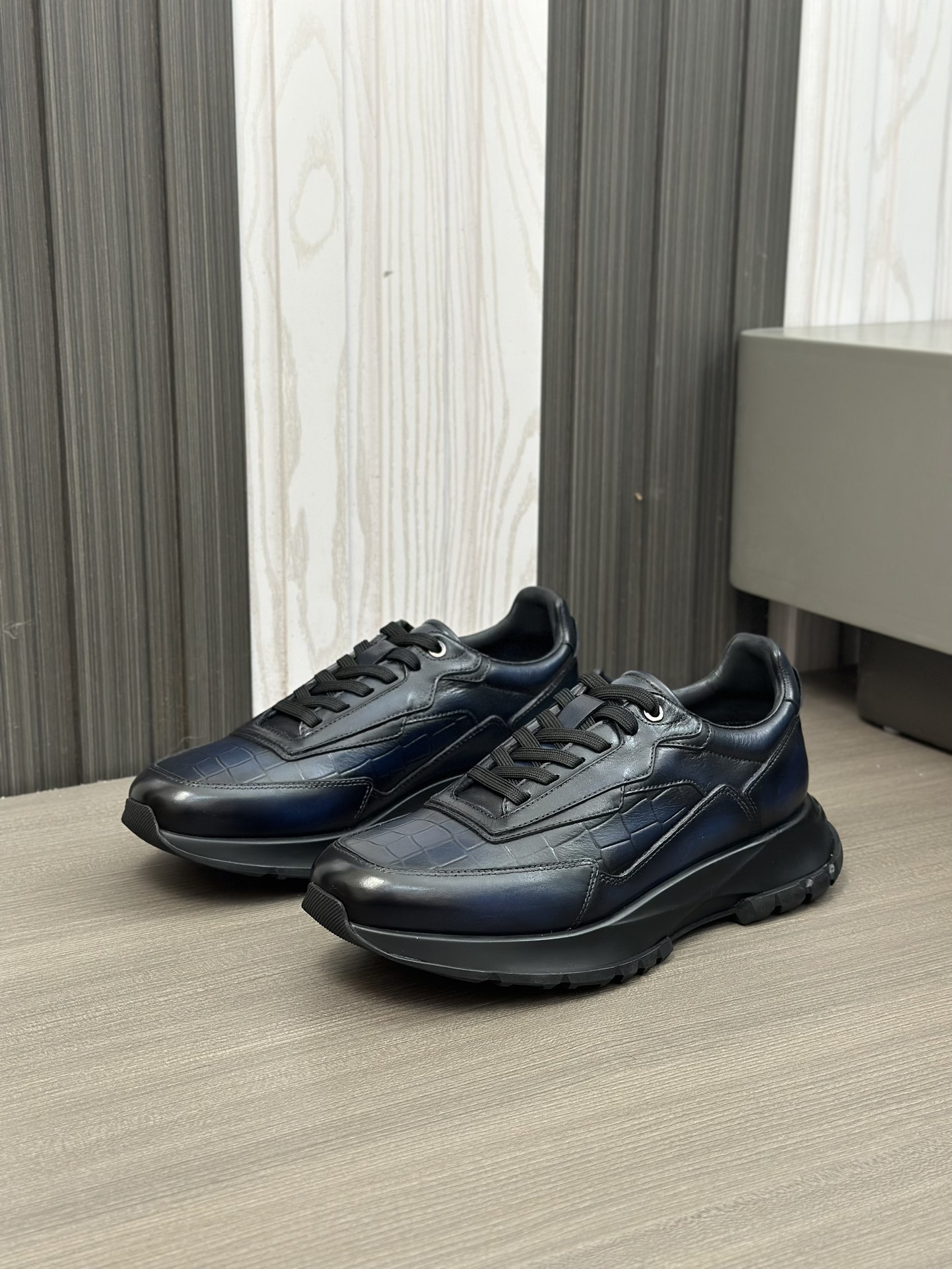 Berlut* Berlut* zapatos casuales de gama alta de los hombres, el último lanzamiento oficial de la pi