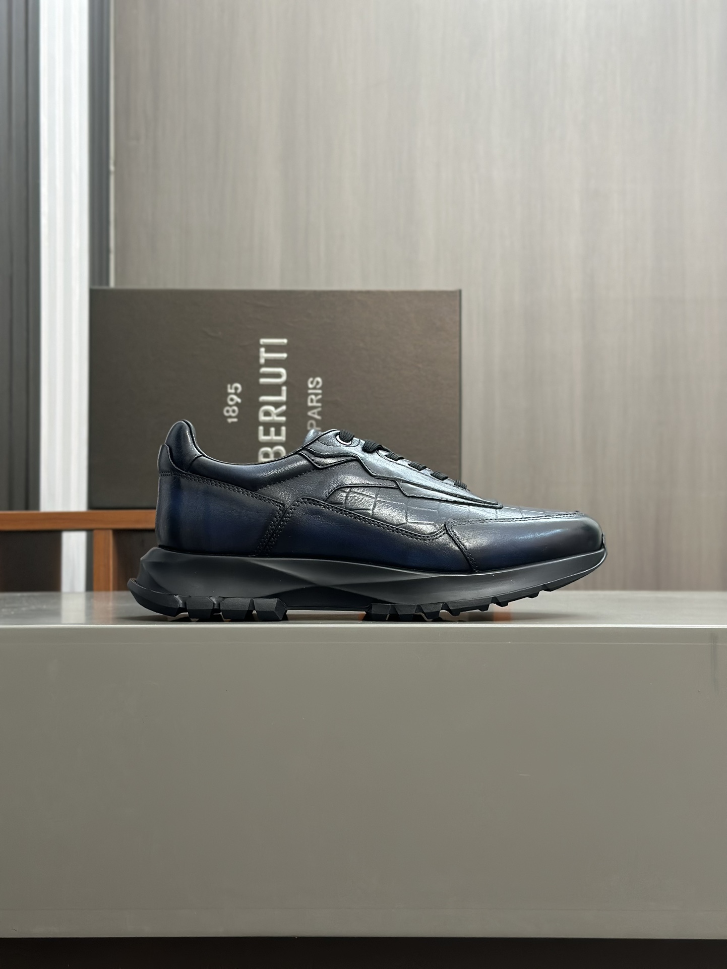 Berlut* Berlut* zapatos casuales de gama alta de los hombres, el último lanzamiento oficial de la pi