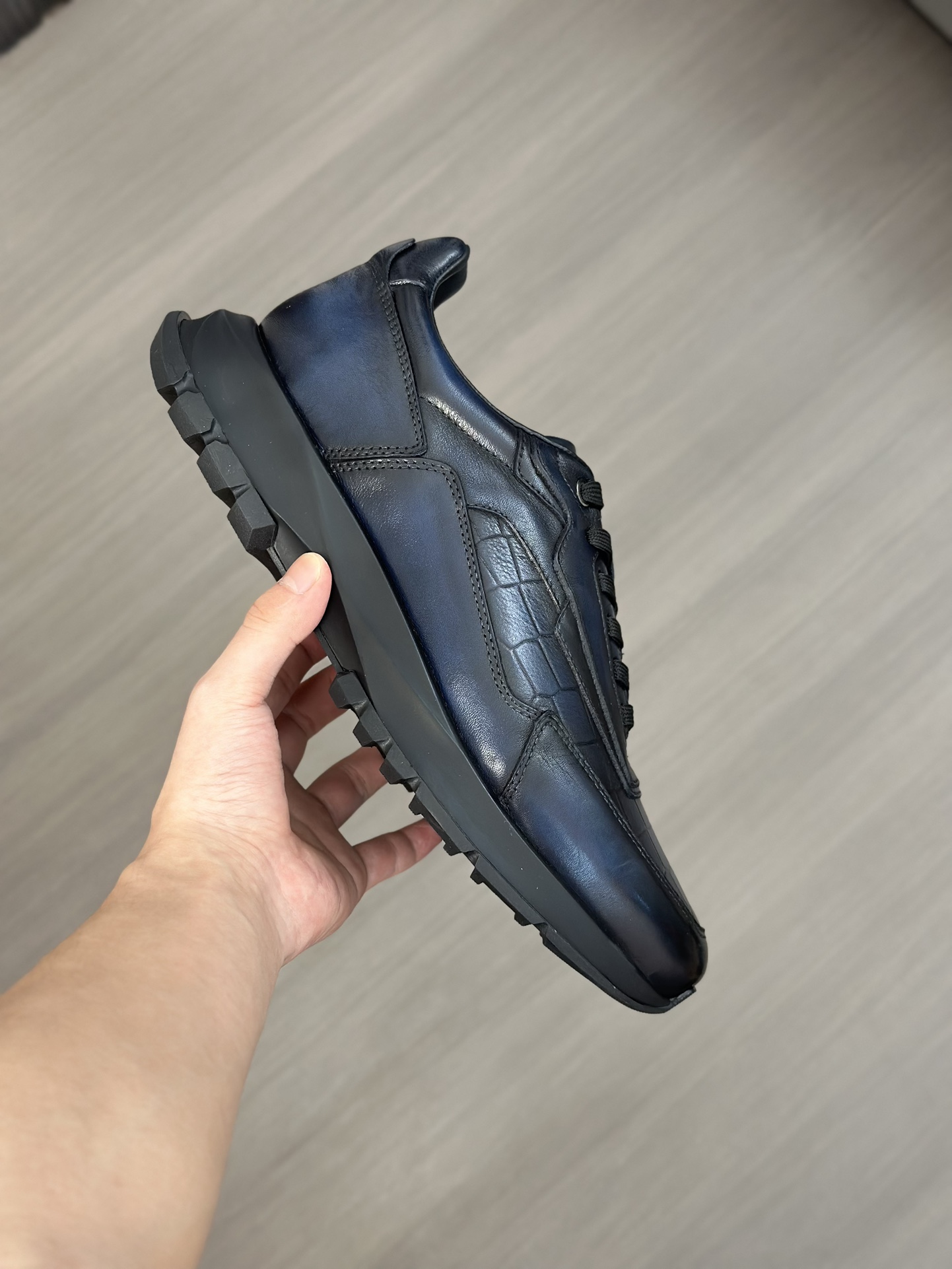 Berlut* Berlut* zapatos casuales de gama alta de los hombres, el último lanzamiento oficial de la pi