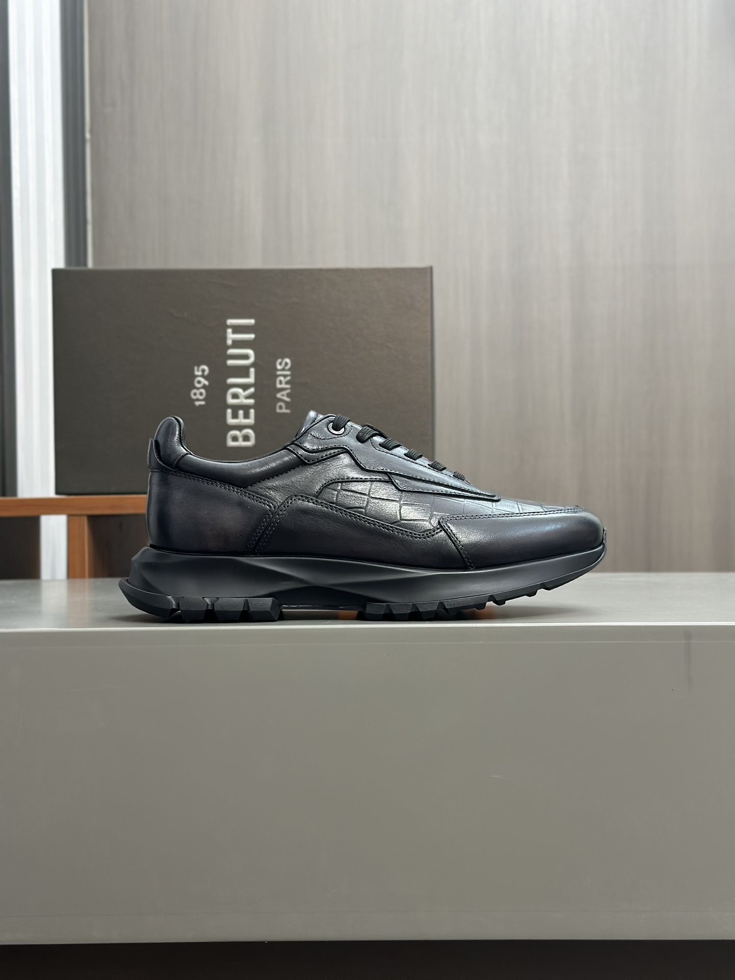 Berlut* Berlut* zapatos casuales de gama alta de los hombres, el último lanzamiento oficial de la pi