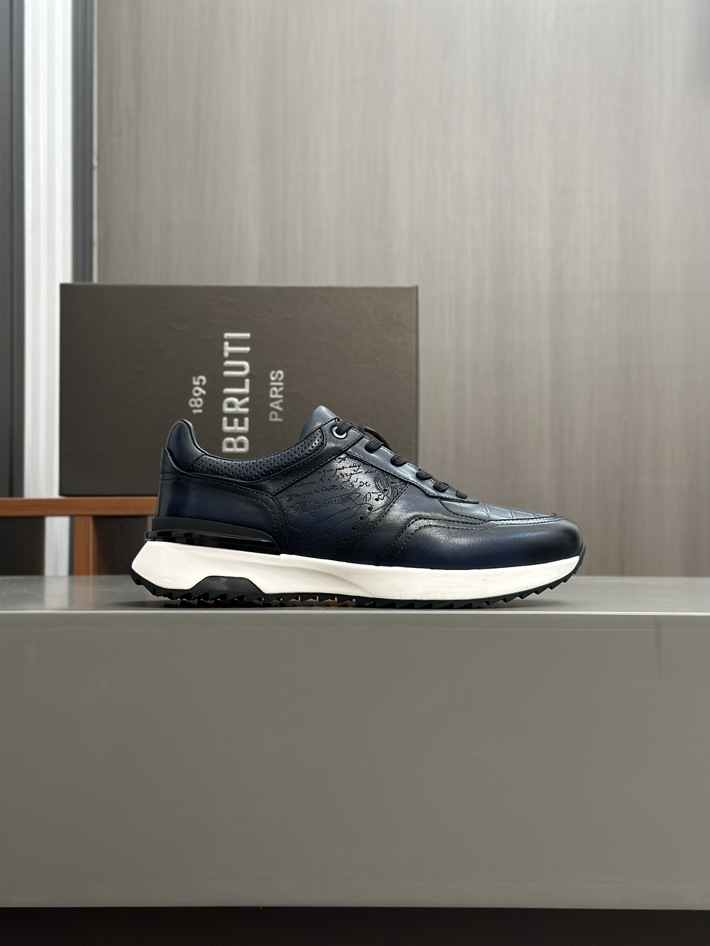 Berlut* Berlut* zapatos casuales de gama alta de los hombres, el último lanzamiento oficial de la pi