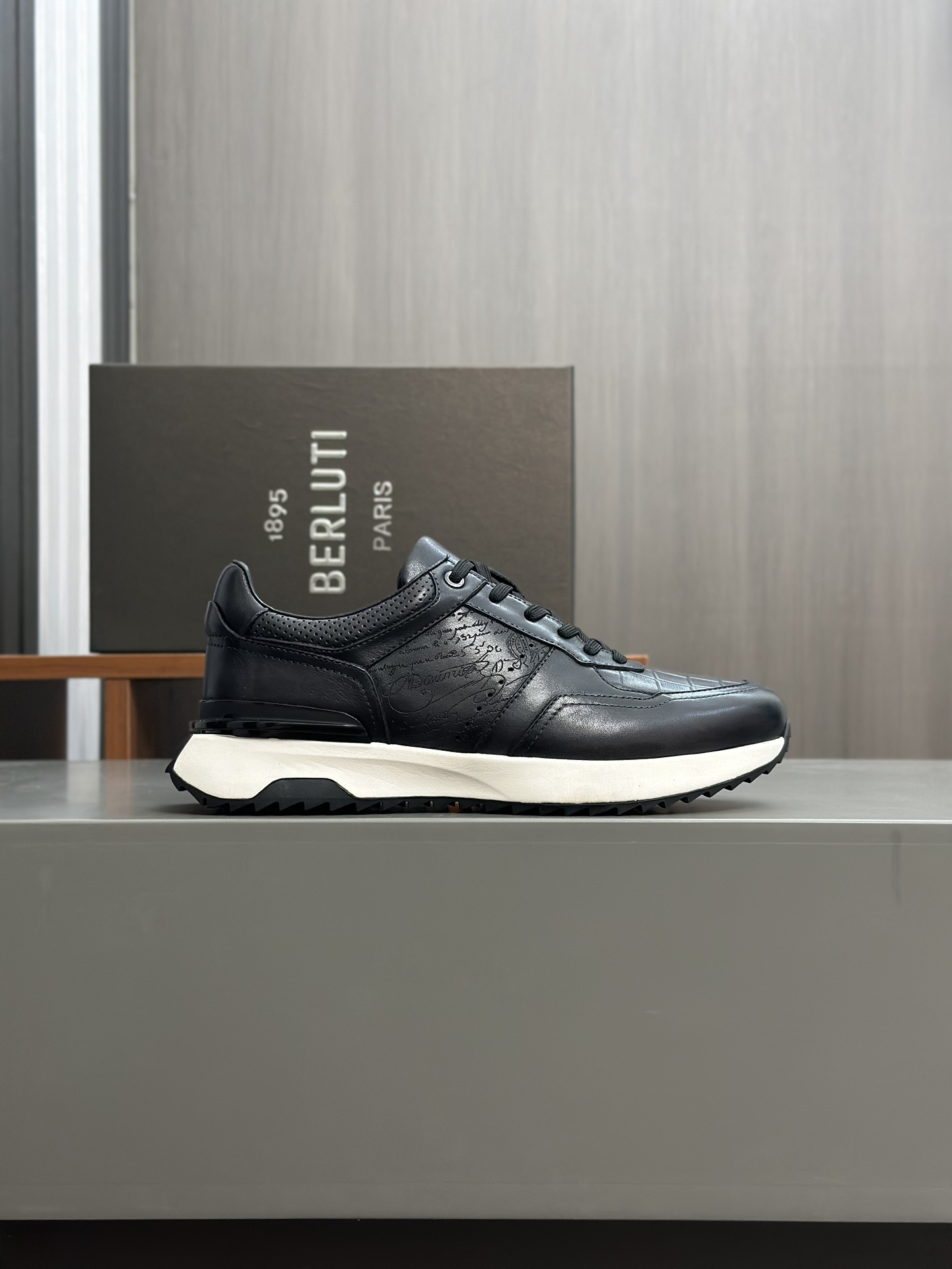 Berlut* Berlut* zapatos casuales de gama alta de los hombres, el último lanzamiento oficial de la pi