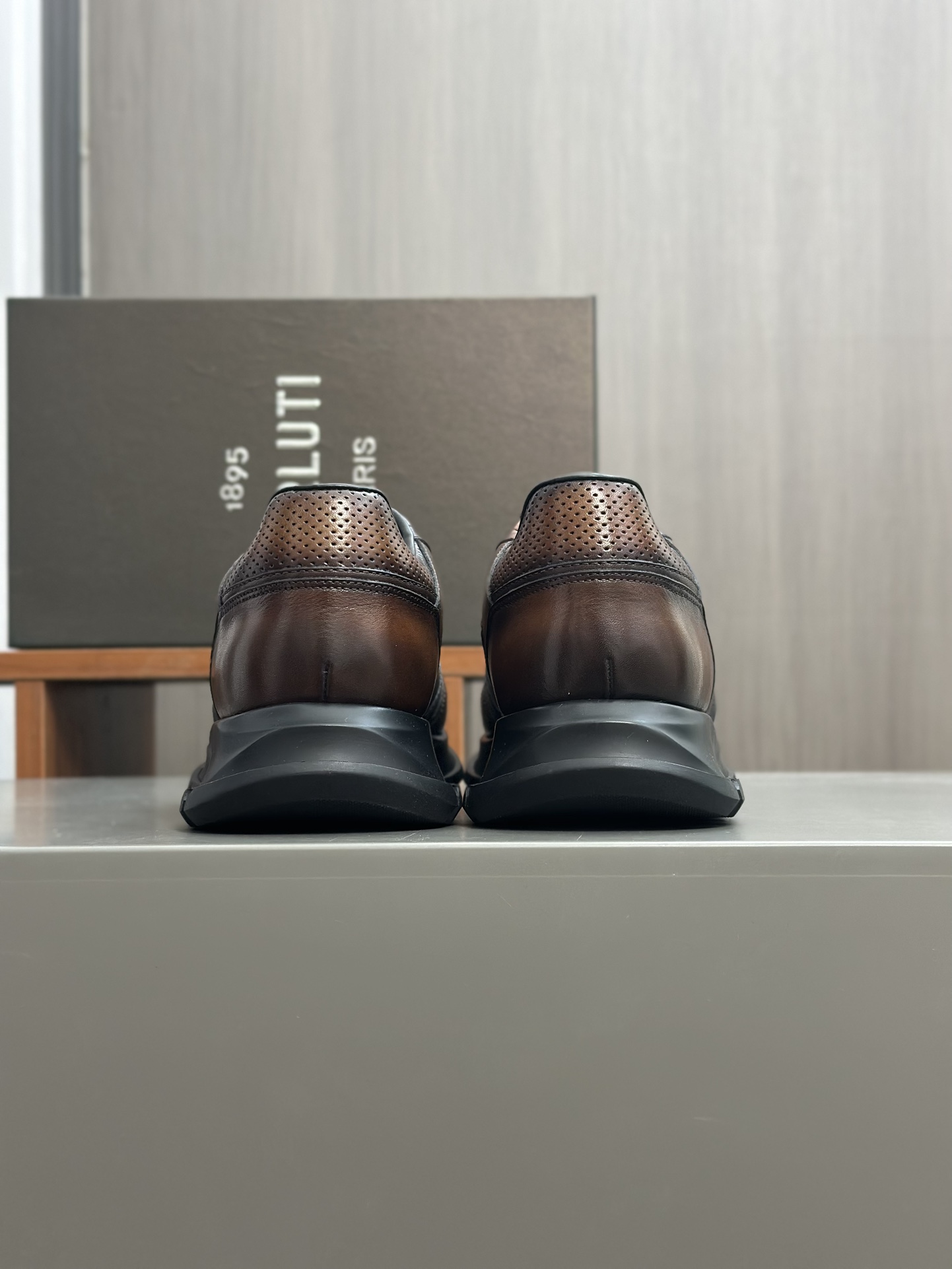 Berlut* Berlut* zapatos casuales de gama alta de los hombres, el último lanzamiento oficial de la pi