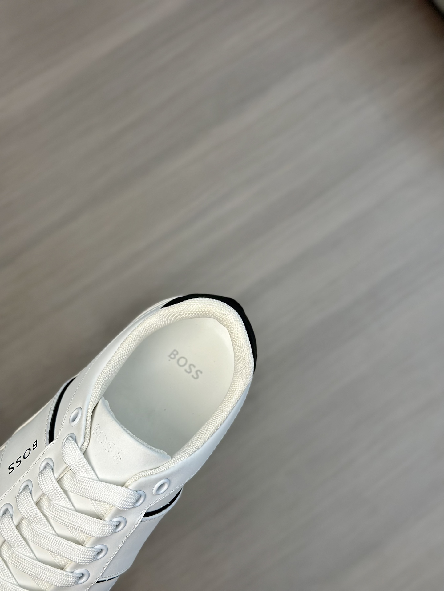 Boss zapatillas de deporte casuales de los hombres, la versión original del molde abierto, capa de l