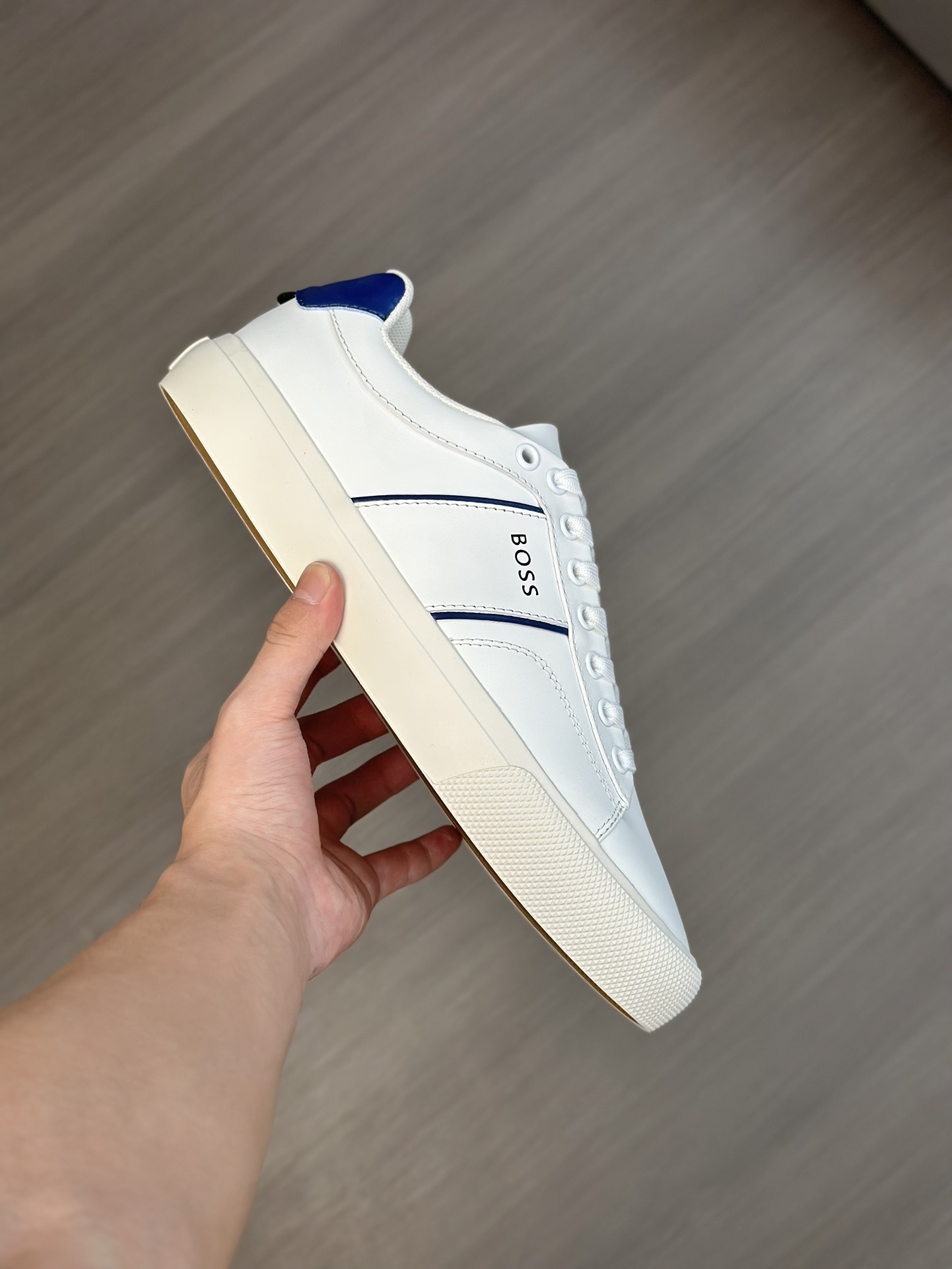 Boss zapatillas de deporte casuales de los hombres, la versión original del molde abierto, capa de l
